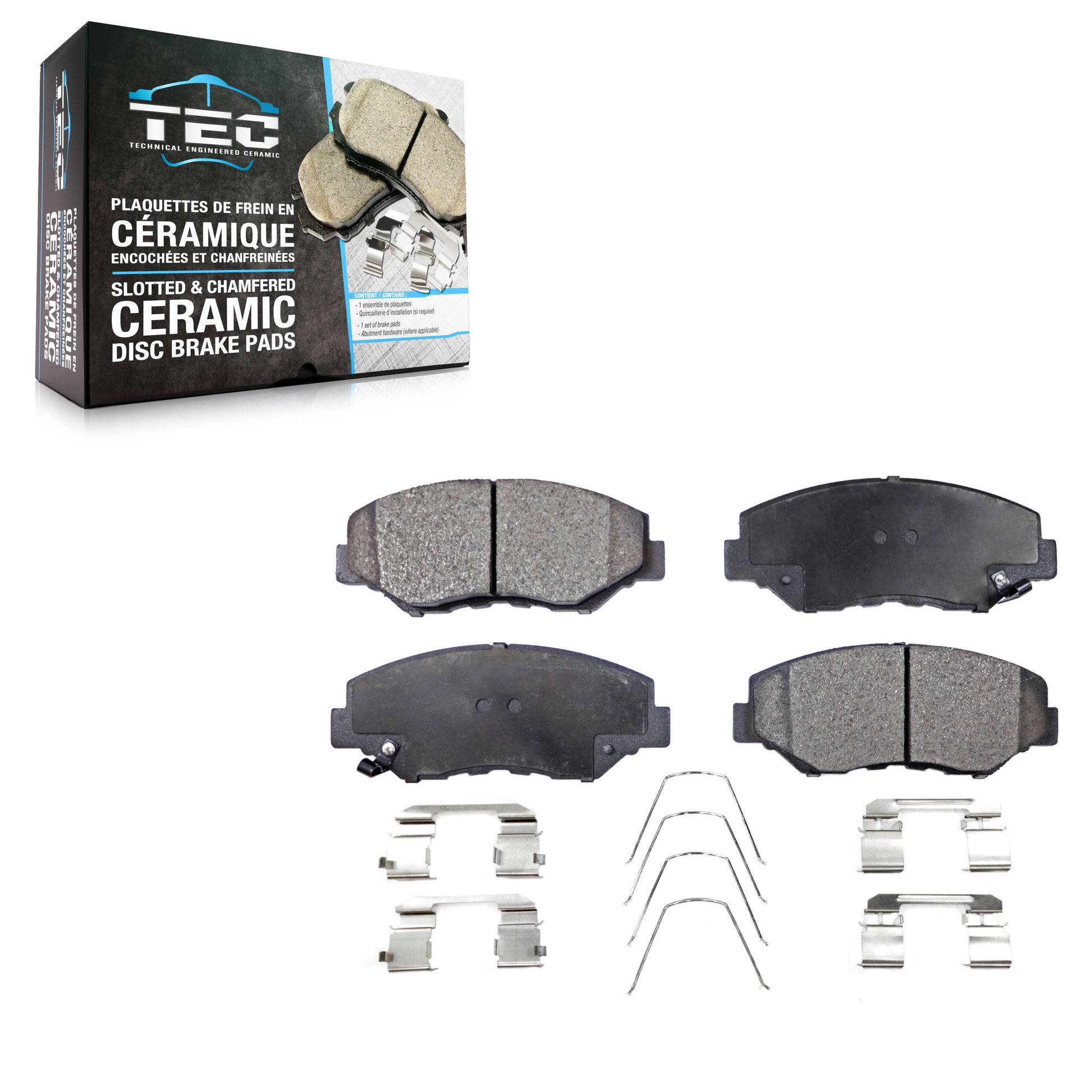 TEC TEC-914 Disc Brake Pad for 2002-2021 Honda Civic, Honda CR-Z, Acura ILX - Front