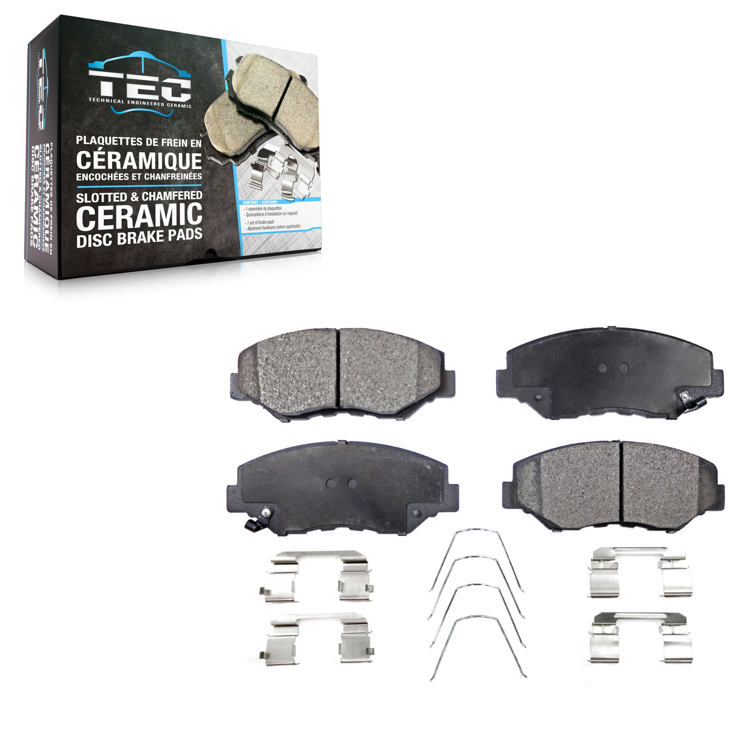 TEC TEC-914 Disc Brake Pad for 2002-2021 Honda Civic, Honda CR-Z, Acura ILX - Front