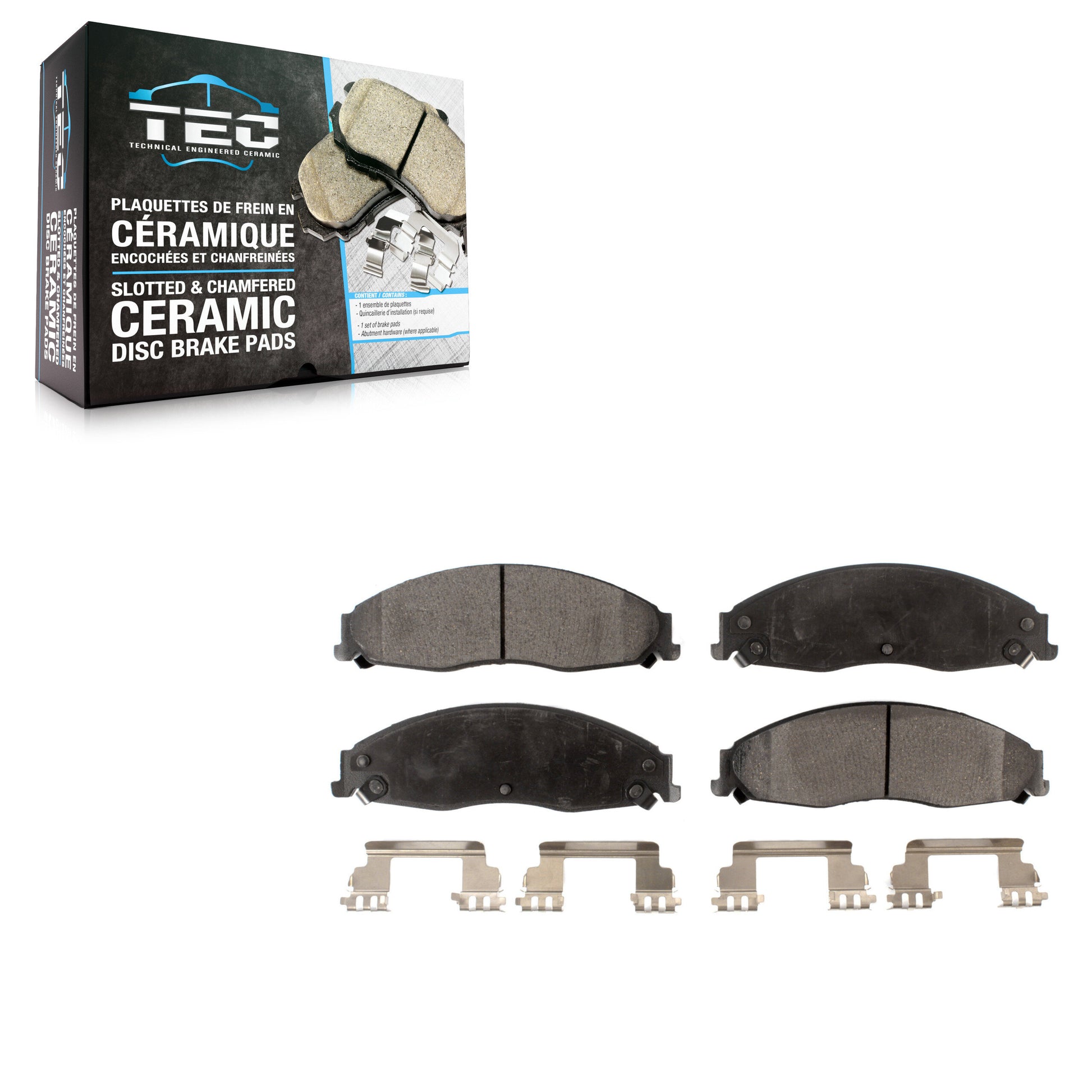 TEC TEC-921 Disc Brake Pad for 2003-2008 Cadillac CTS, Cadillac STS, Pontiac Grand Prix - Front