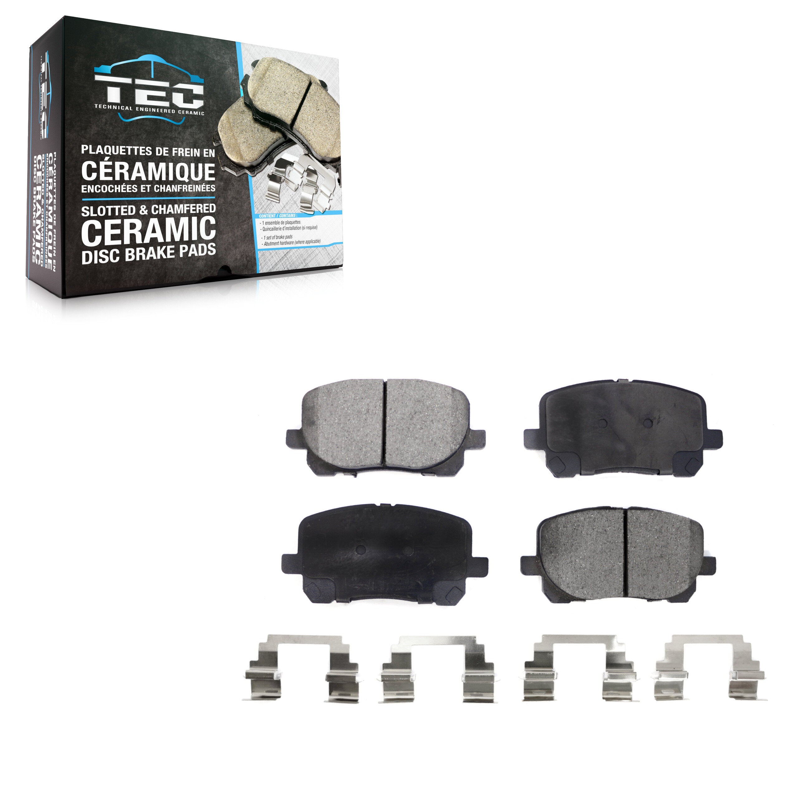 TEC TEC-923 Disc Brake Pad for 2003-2008 Pontiac Vibe, Toyota Corolla, Toyota Matrix - Front