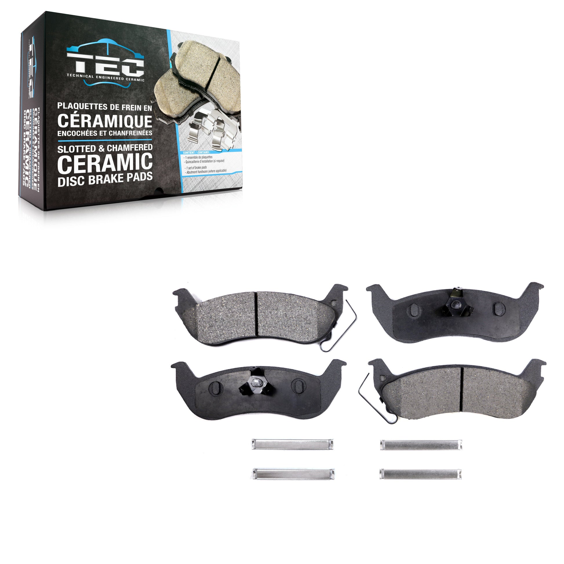 TEC TEC-932 Disc Brake Pad for 2003-2011 Ford Ranger, Mazda B2300, Mazda B4000 - Rear