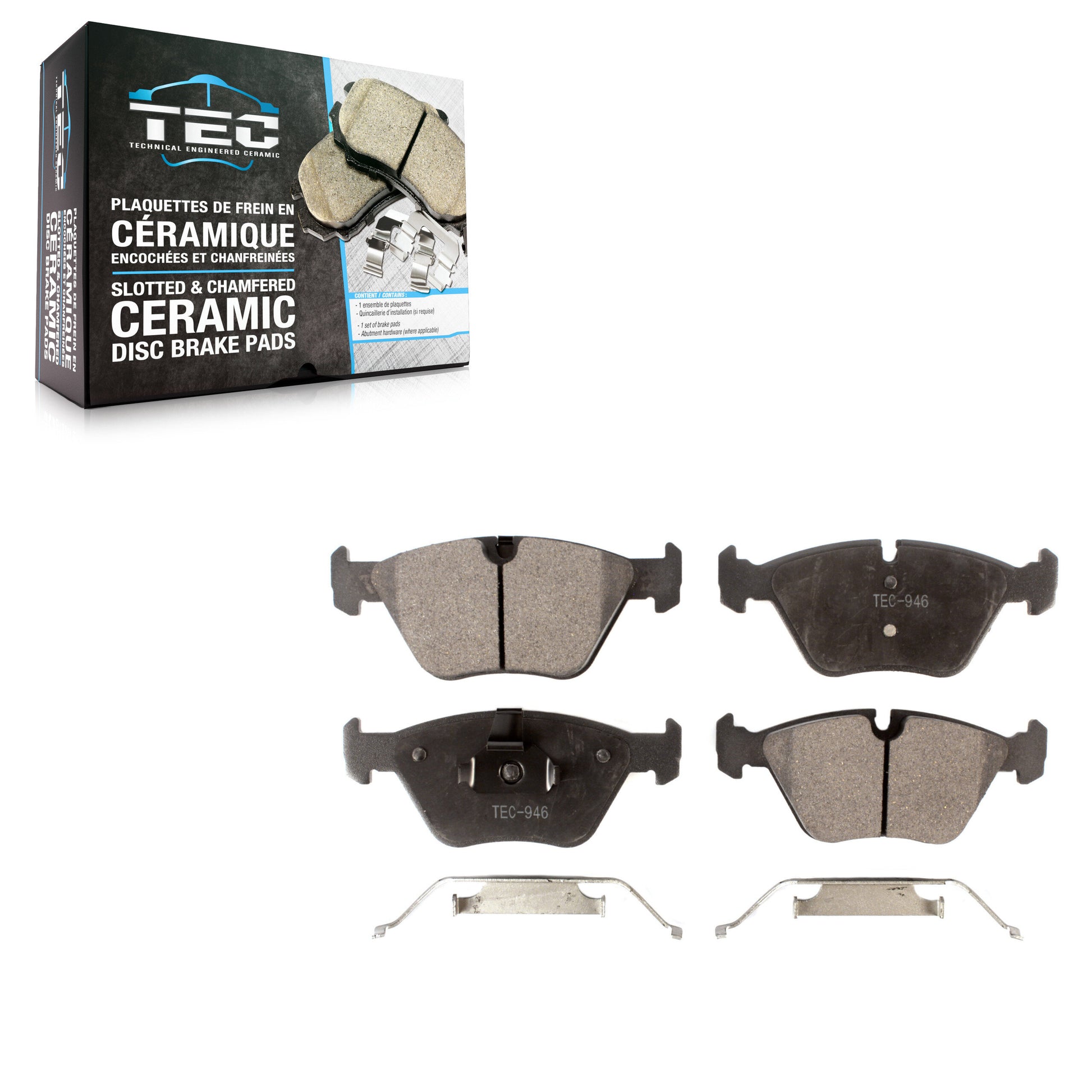 TEC TEC-946 Disc Brake Pad for 2001-2010 BMW Z4, BMW M3, BMW X3 - Front