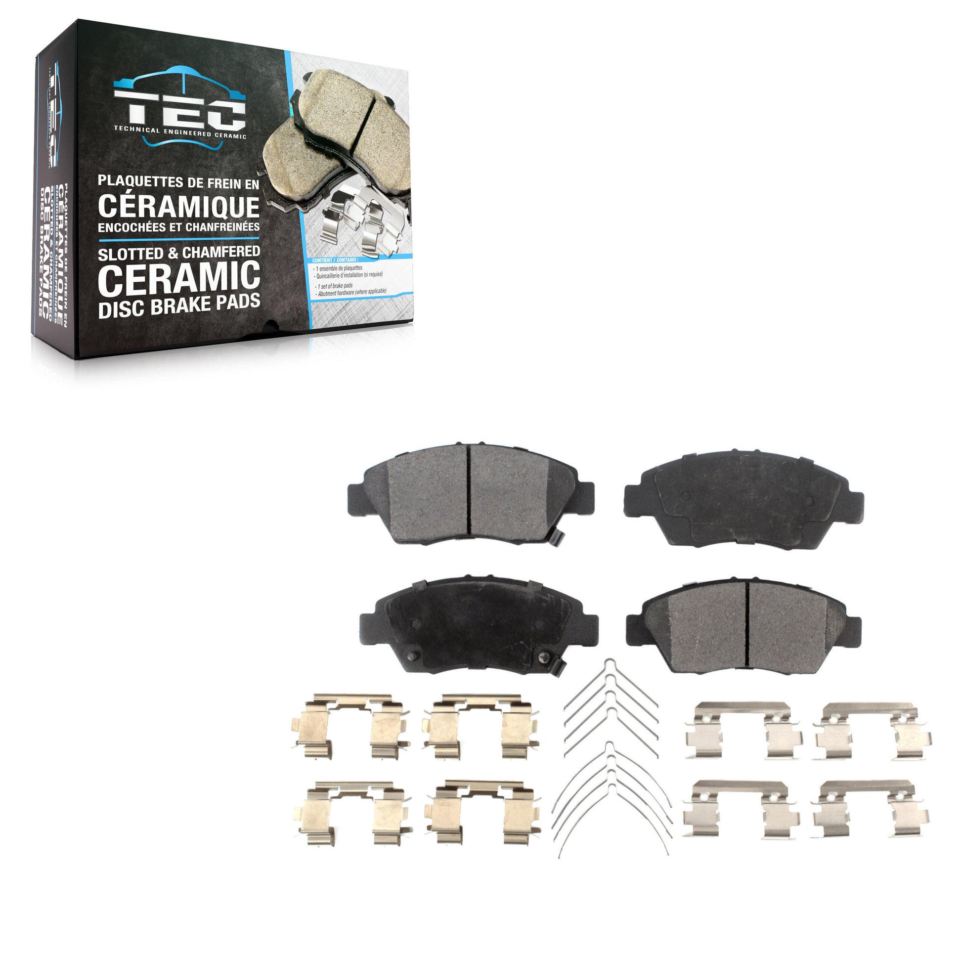 TEC TEC-948 Disc Brake Pad for 1993-2020 Honda Fit, Acura ILX, Honda Civic - Front