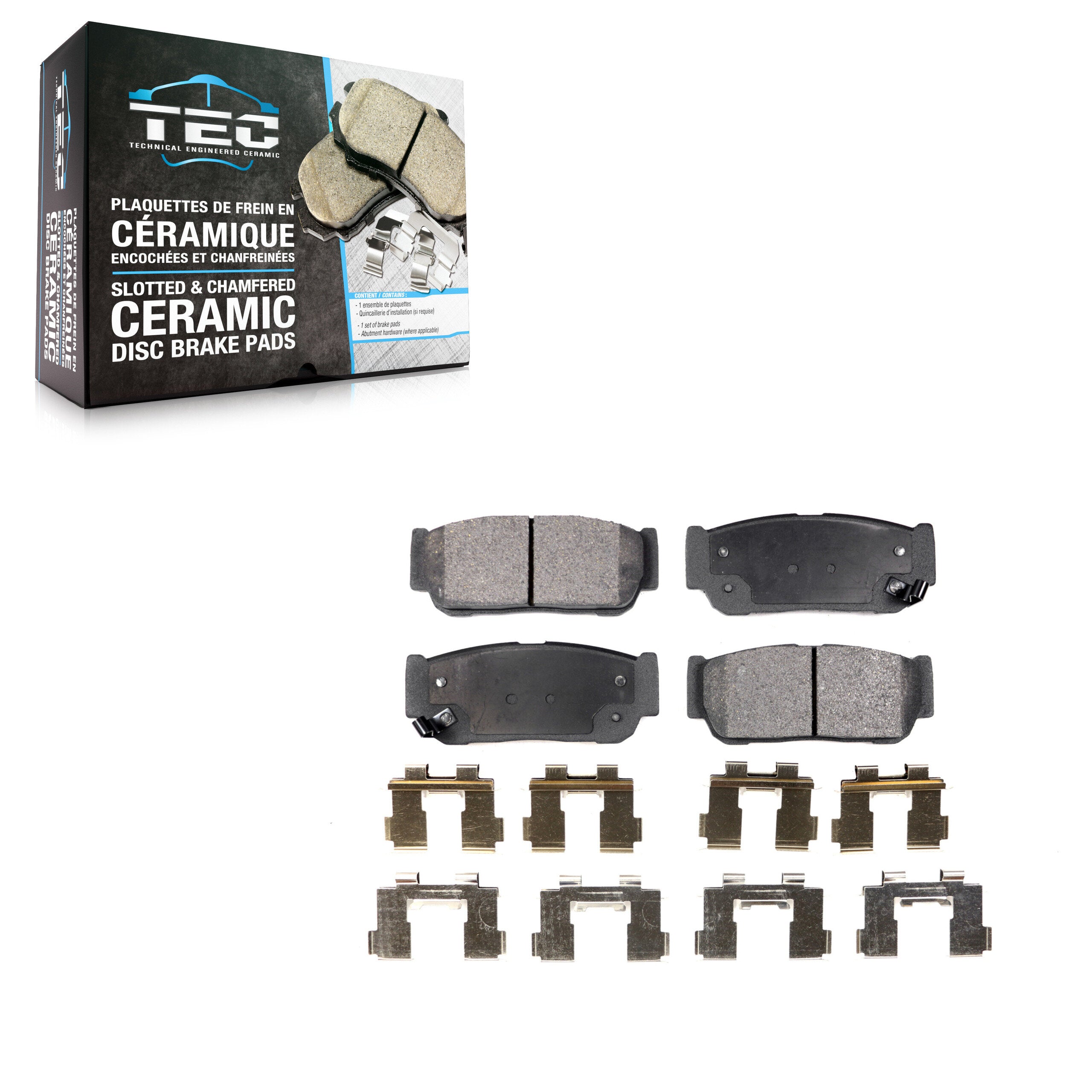 TEC TEC-954 Disc Brake Pad for 2003-2009 Hyundai Entourage, Kia Sedona, Kia Sorento - Rear