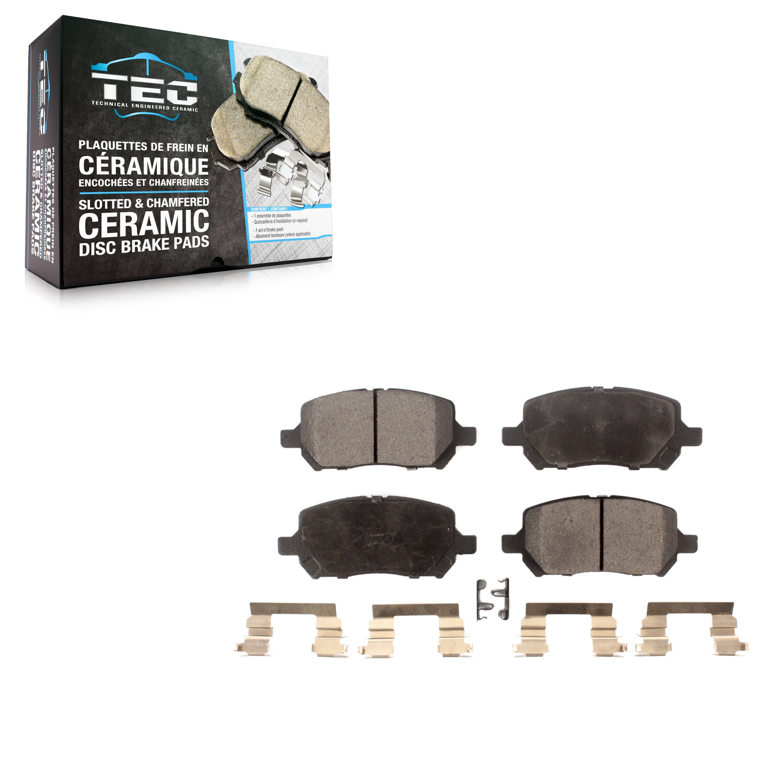 TEC TEC-956 Disc Brake Pad for 2003-2010 Chevrolet Cobalt, Pontiac G5, Pontiac Pursuit - Front