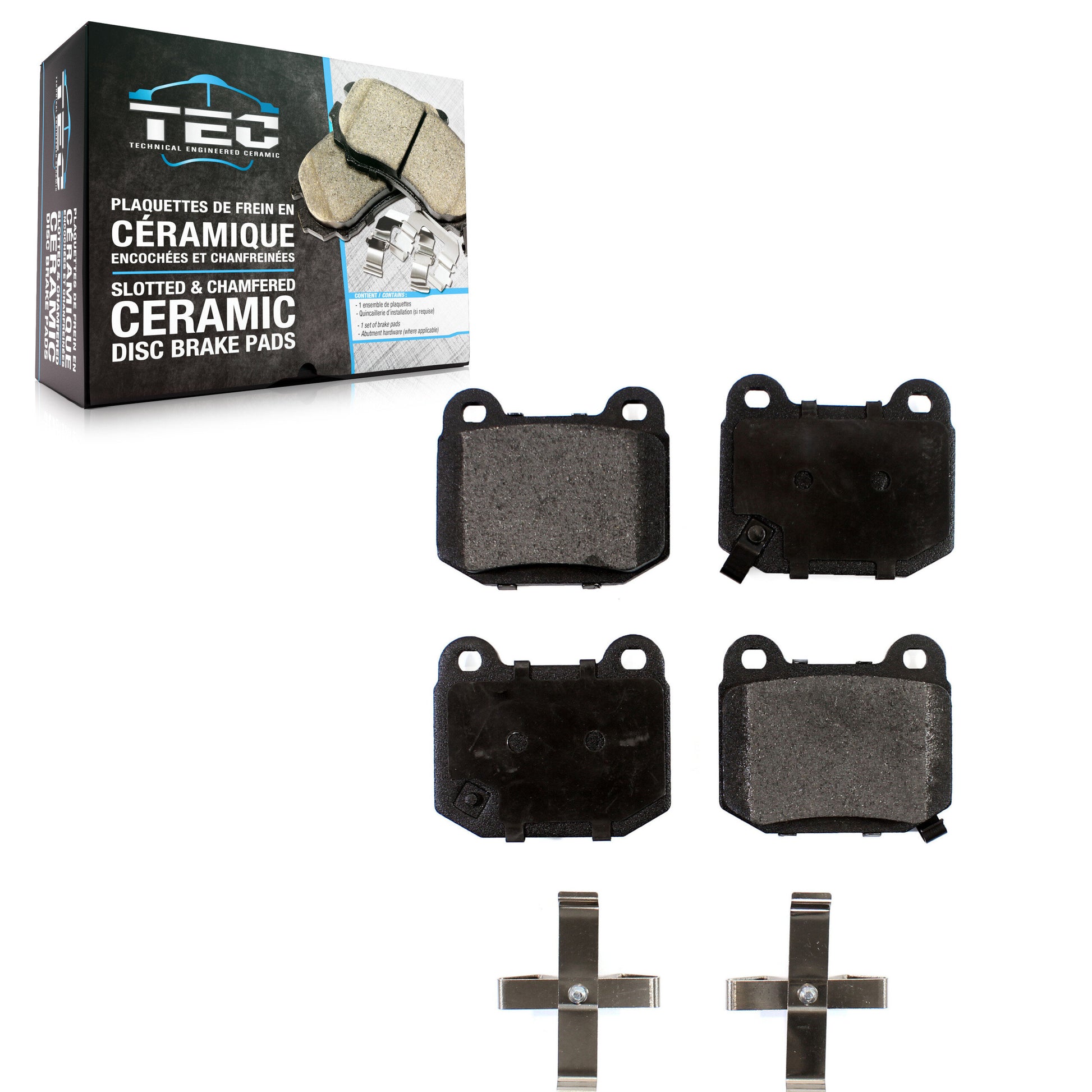 TEC TEC-961 Disc Brake Pad for 2003-2020 Toyota 86, Subaru BRZ, Subaru WRX - Rear