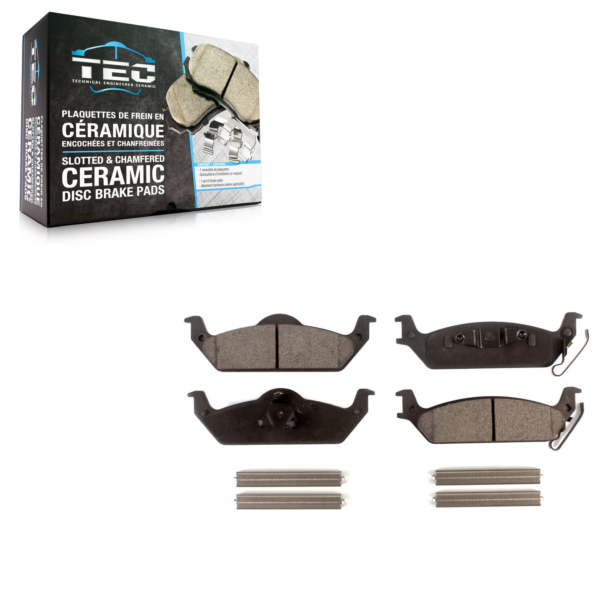 TEC TEC-963 Disc Brake Pad for 2002-2004 Dodge Dakota - Rear