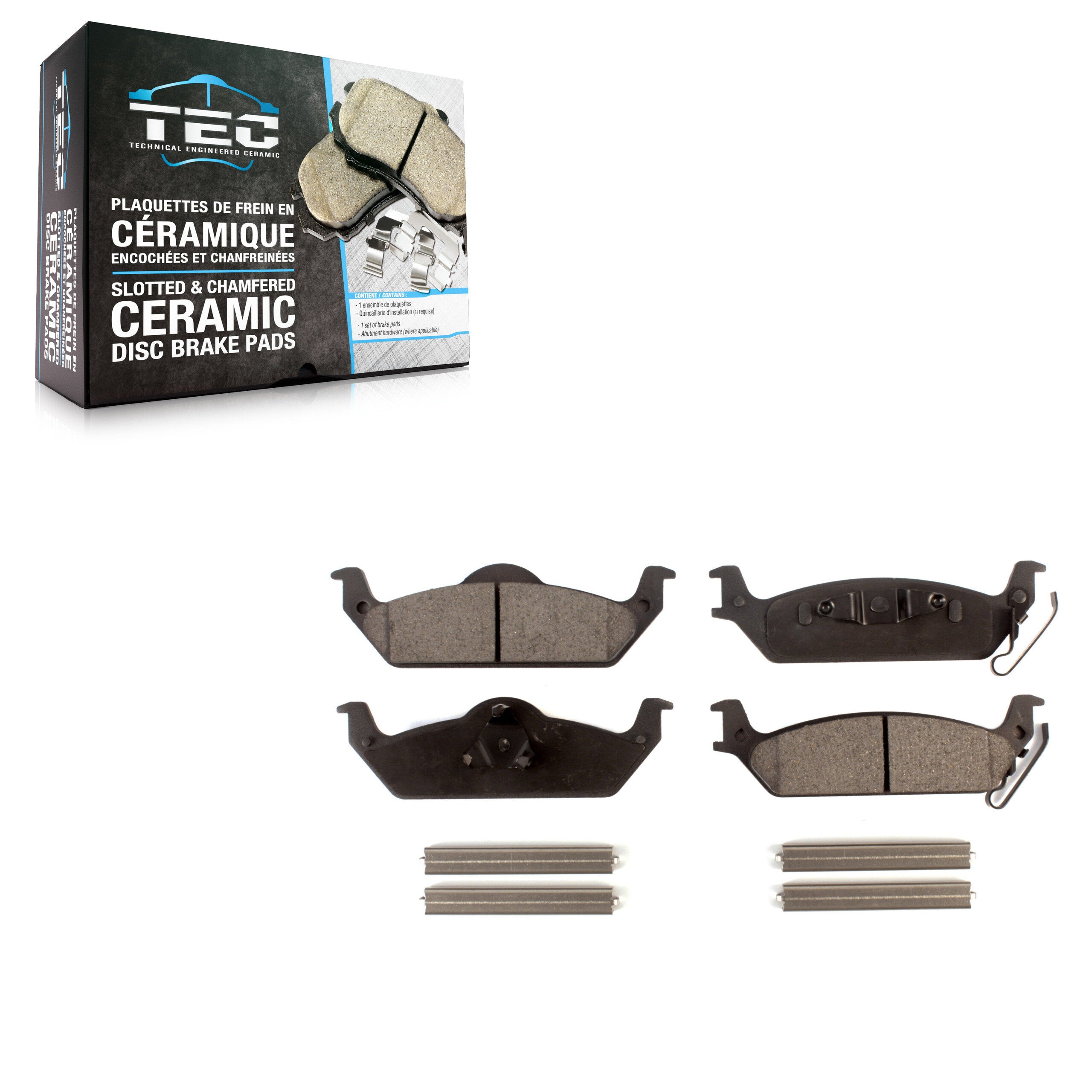 TEC TEC-963 Disc Brake Pad for 2002-2004 Dodge Dakota - Rear