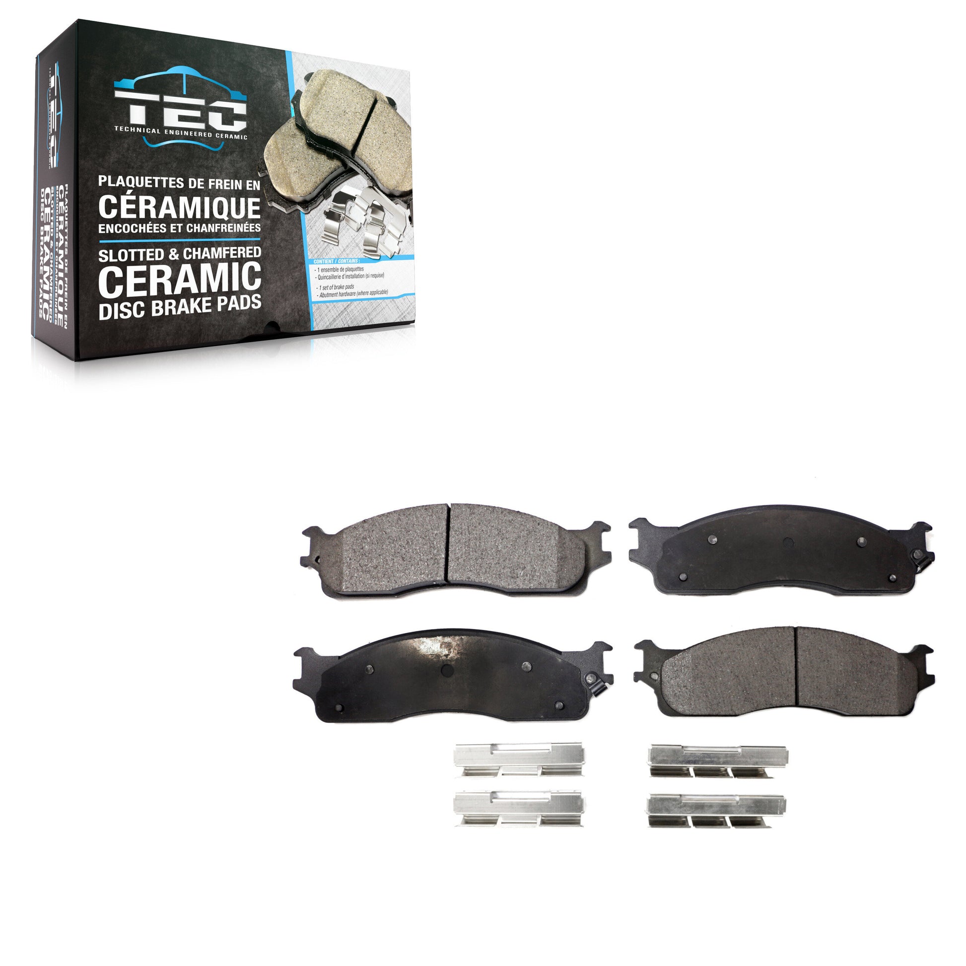 TEC TEC-965 Disc Brake Pad for 2003-2008 Dodge Ram 1500, Dodge Ram 2500, Dodge Ram 3500 - Front