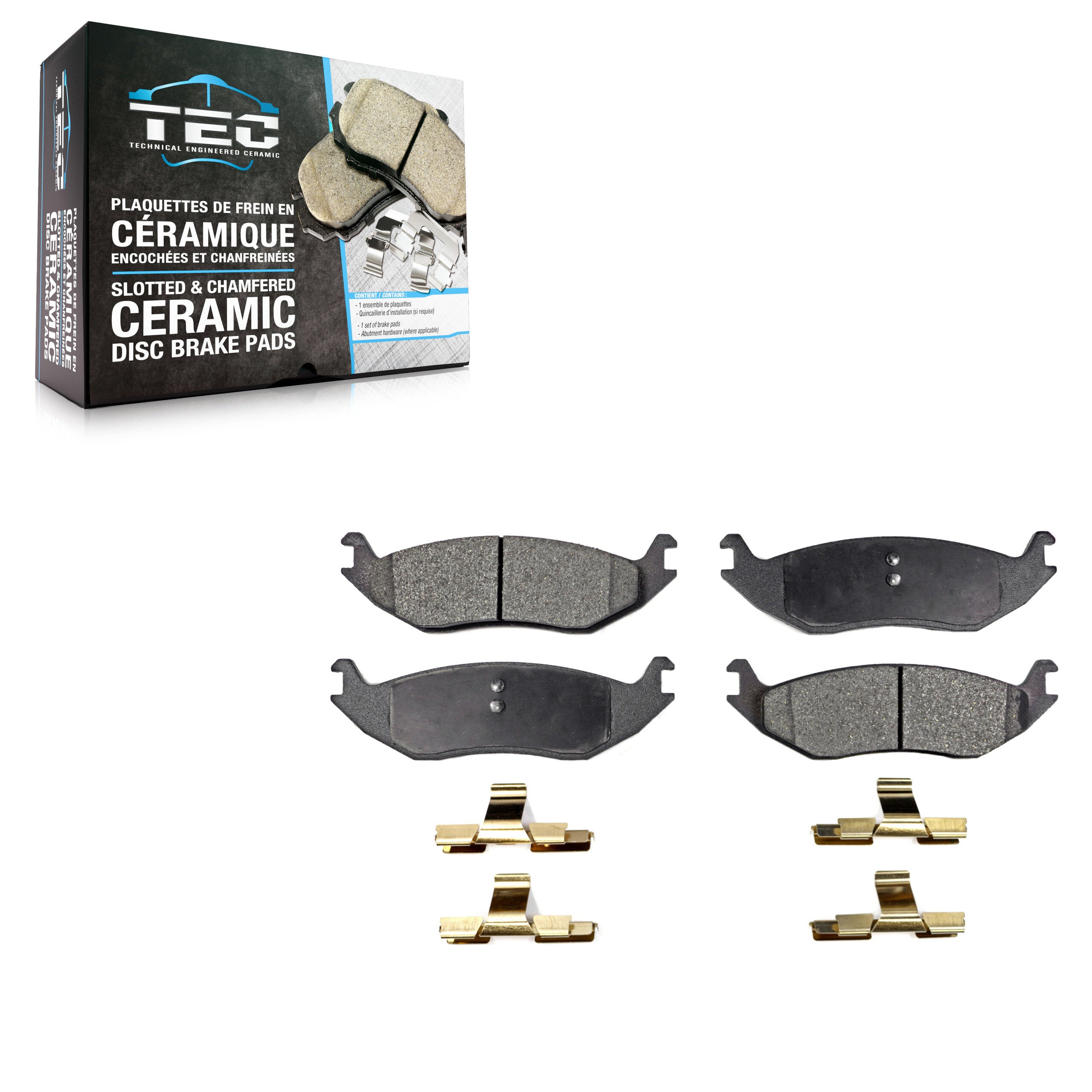 TEC TEC-967 Disc Brake Pad for 2003-2023 Ram 1500 Classic, Ram 1500, Dodge Ram 1500 - Rear