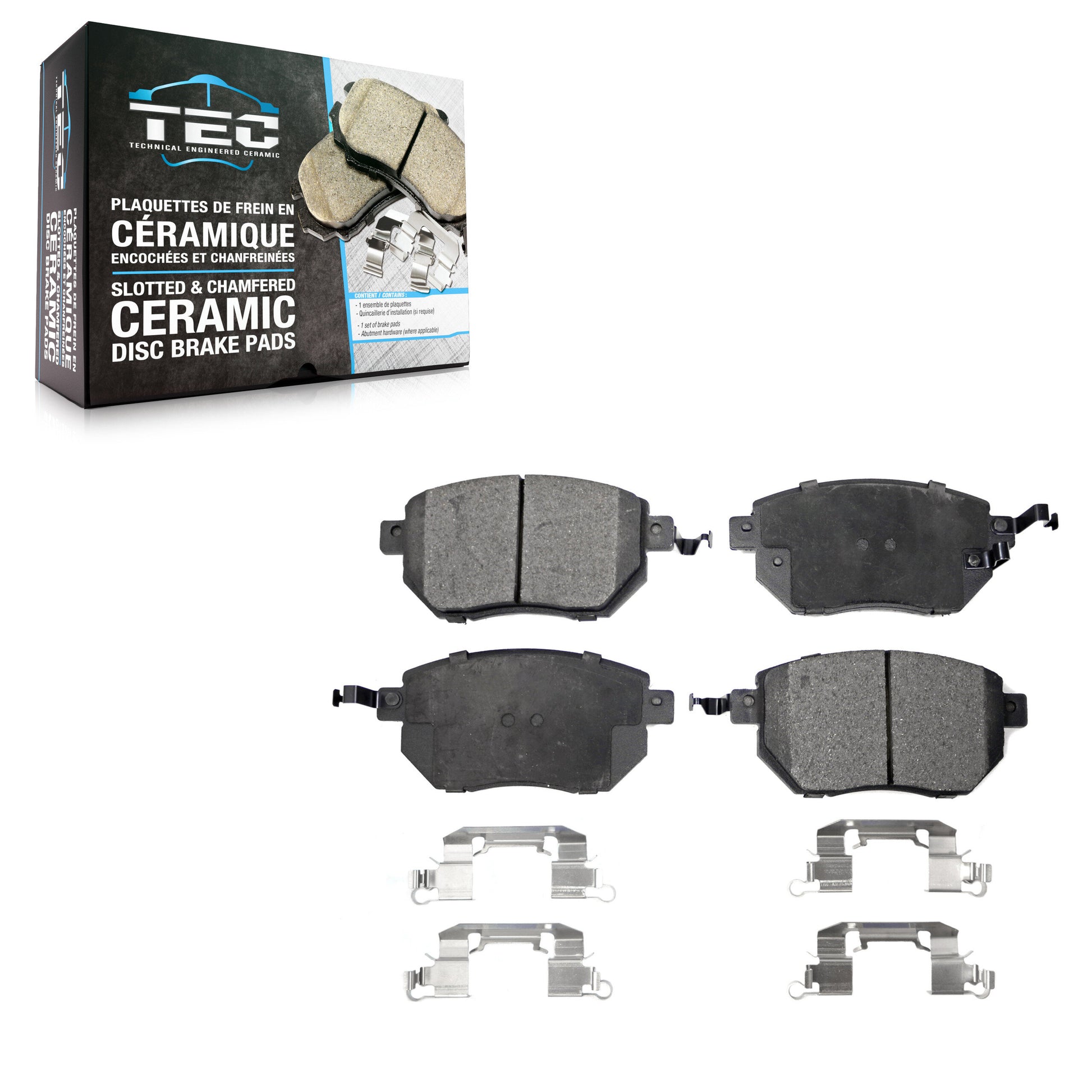 TEC TEC-969 Disc Brake Pad for 2003-2012 Nissan Murano, INFINITI FX35, INFINITI FX45 - Front
