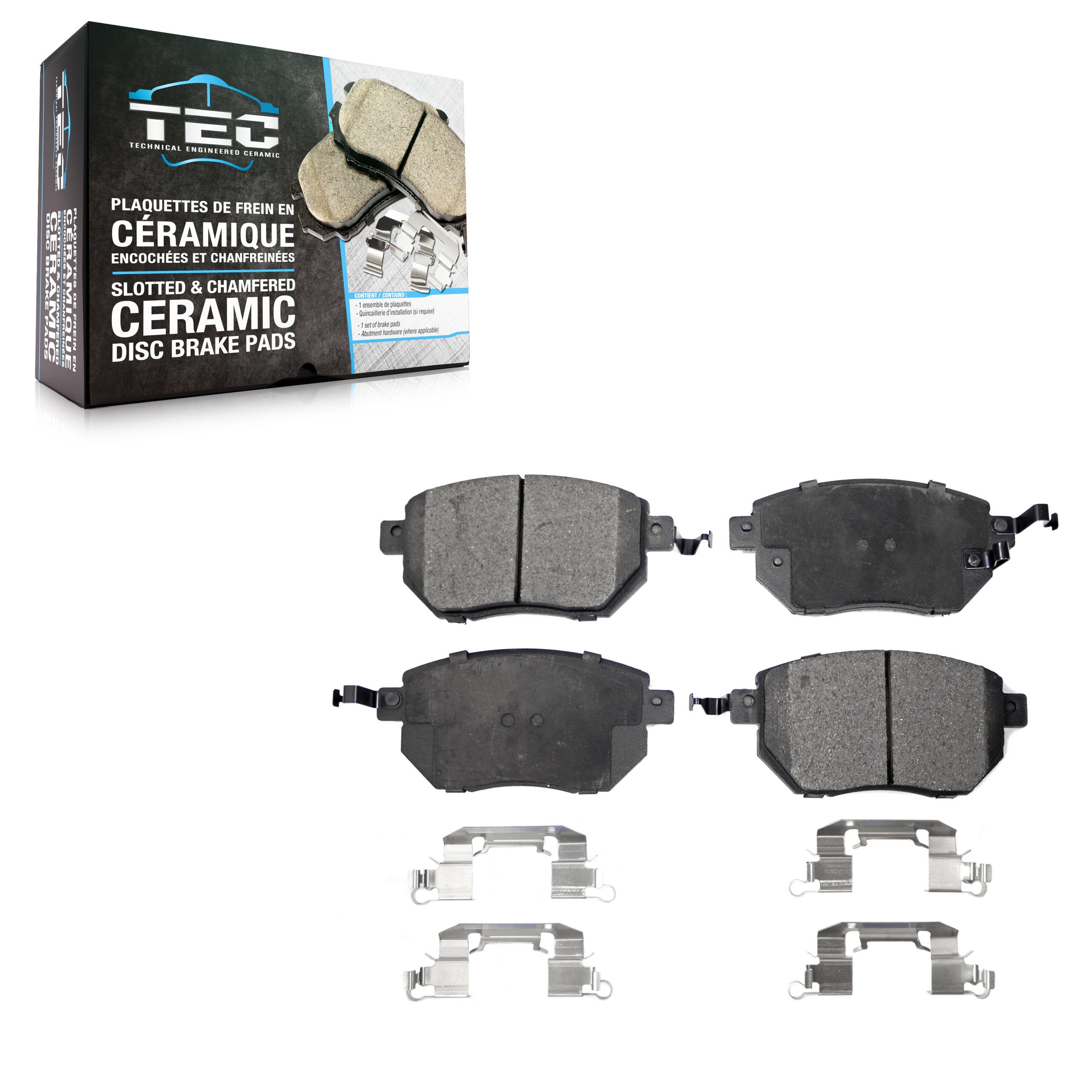 TEC TEC-969 Disc Brake Pad for 2003-2012 Nissan Murano, INFINITI FX35, INFINITI FX45 - Front