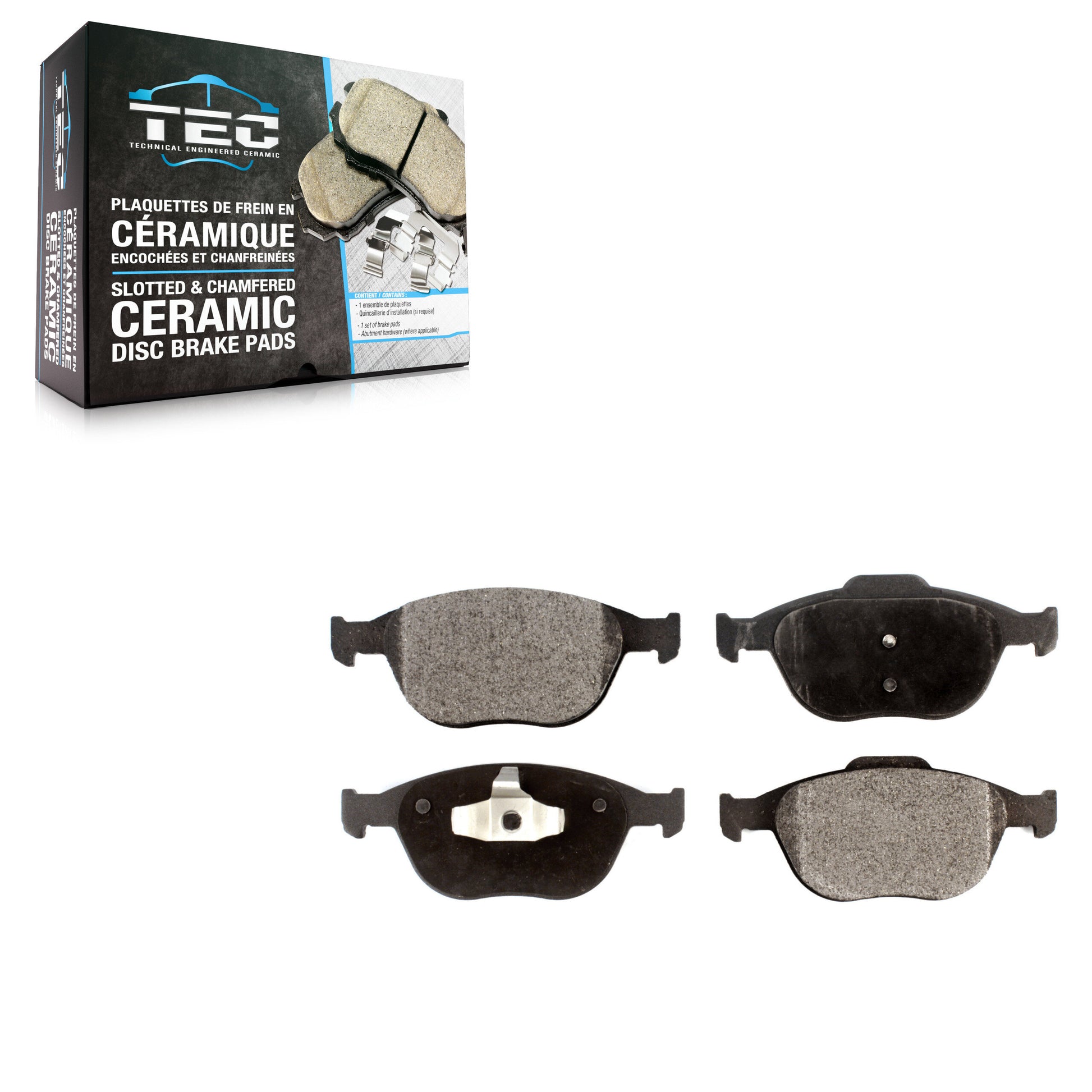 TEC TEC-970 Disc Brake Pad for 2002-2013 Ford Transit Connect, Ford Focus - Front
