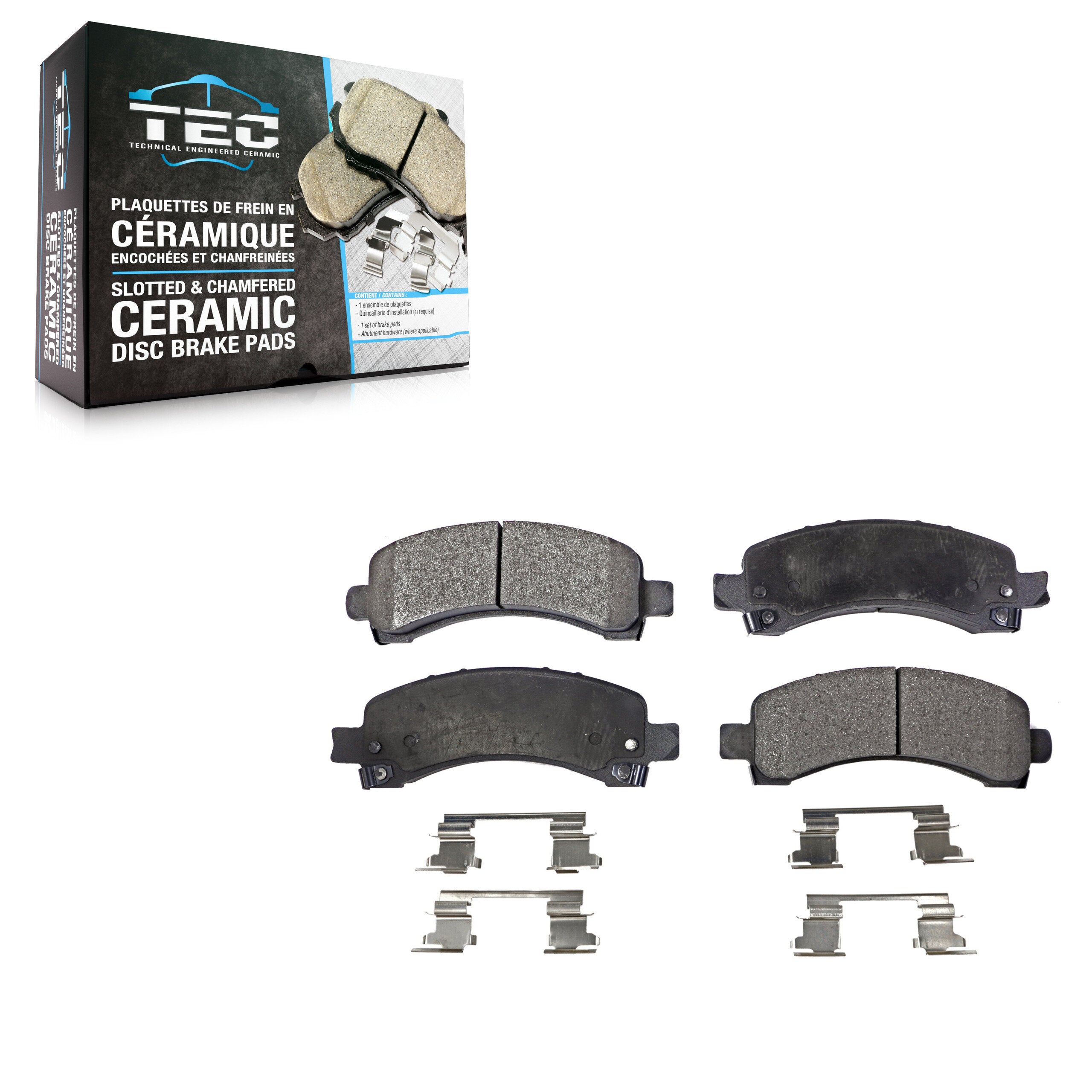 TEC TEC-974 Disc Brake Pad for 2003-2020 Chevrolet Express 2500, Chevrolet Express 3500, GMC Savana 2500 - Rear