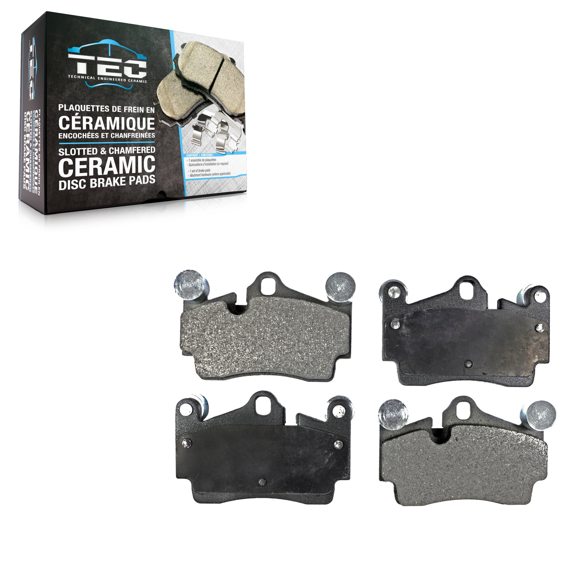 TEC TEC-978 Disc Brake Pad for 2003-2015 Porsche Cayenne, Volkswagen Touareg, Audi Q7 - Rear