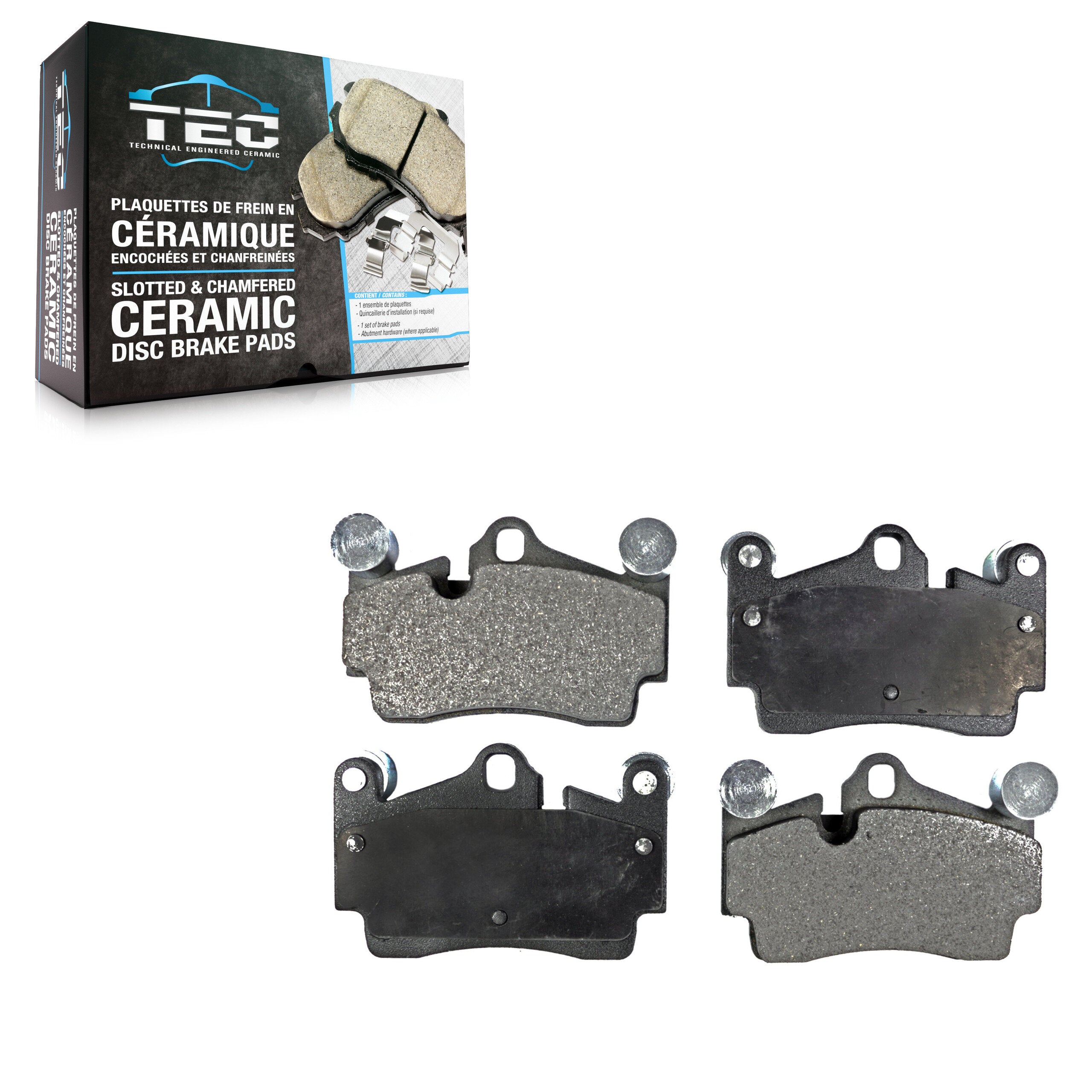 TEC TEC-978 Disc Brake Pad for 2003-2015 Porsche Cayenne, Volkswagen Touareg, Audi Q7 - Rear