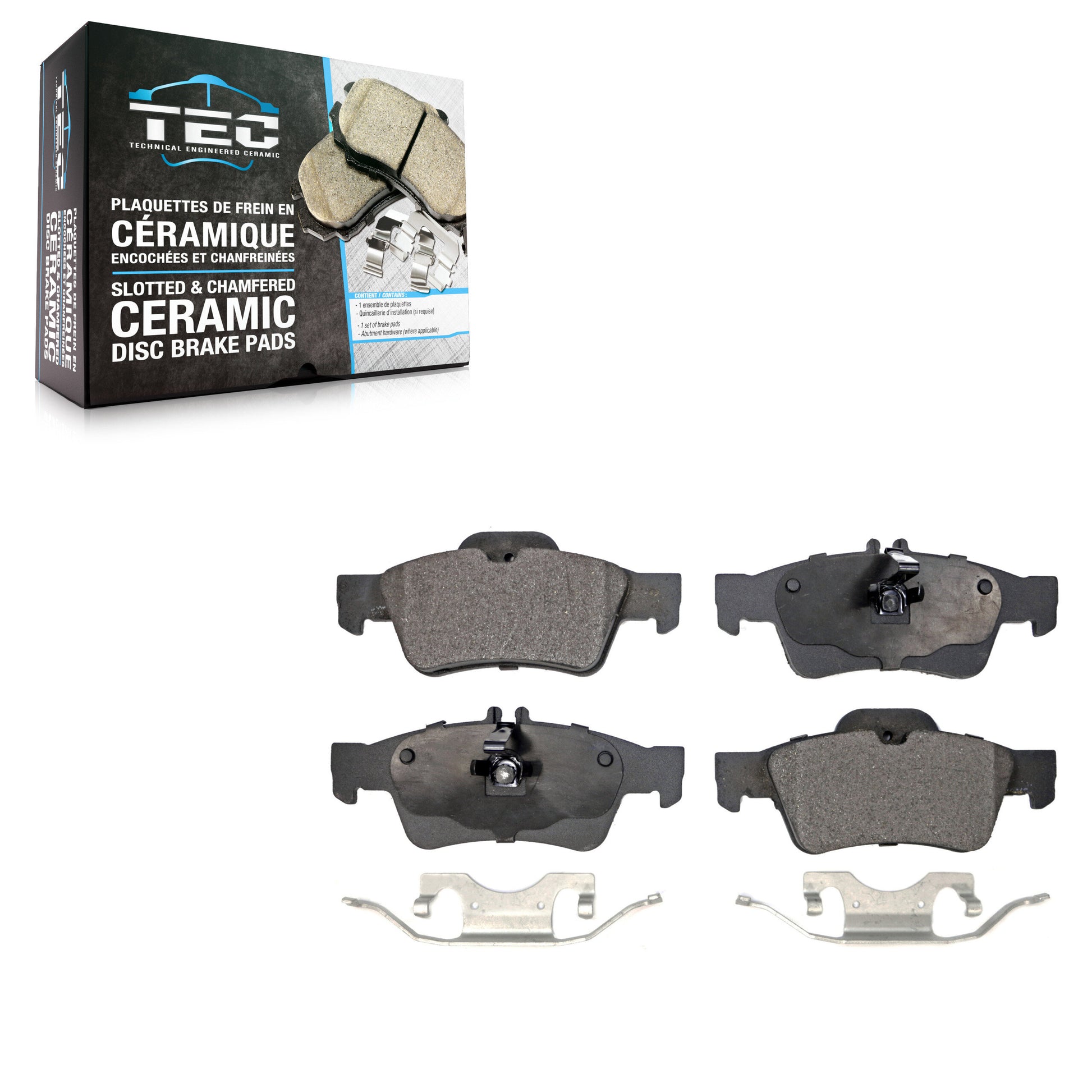 TEC TEC-986 Disc Brake Pad for 2003-2018 Mercedes-Benz E400, Mercedes-Benz CLS400, Mercedes-Benz E350 - Rear