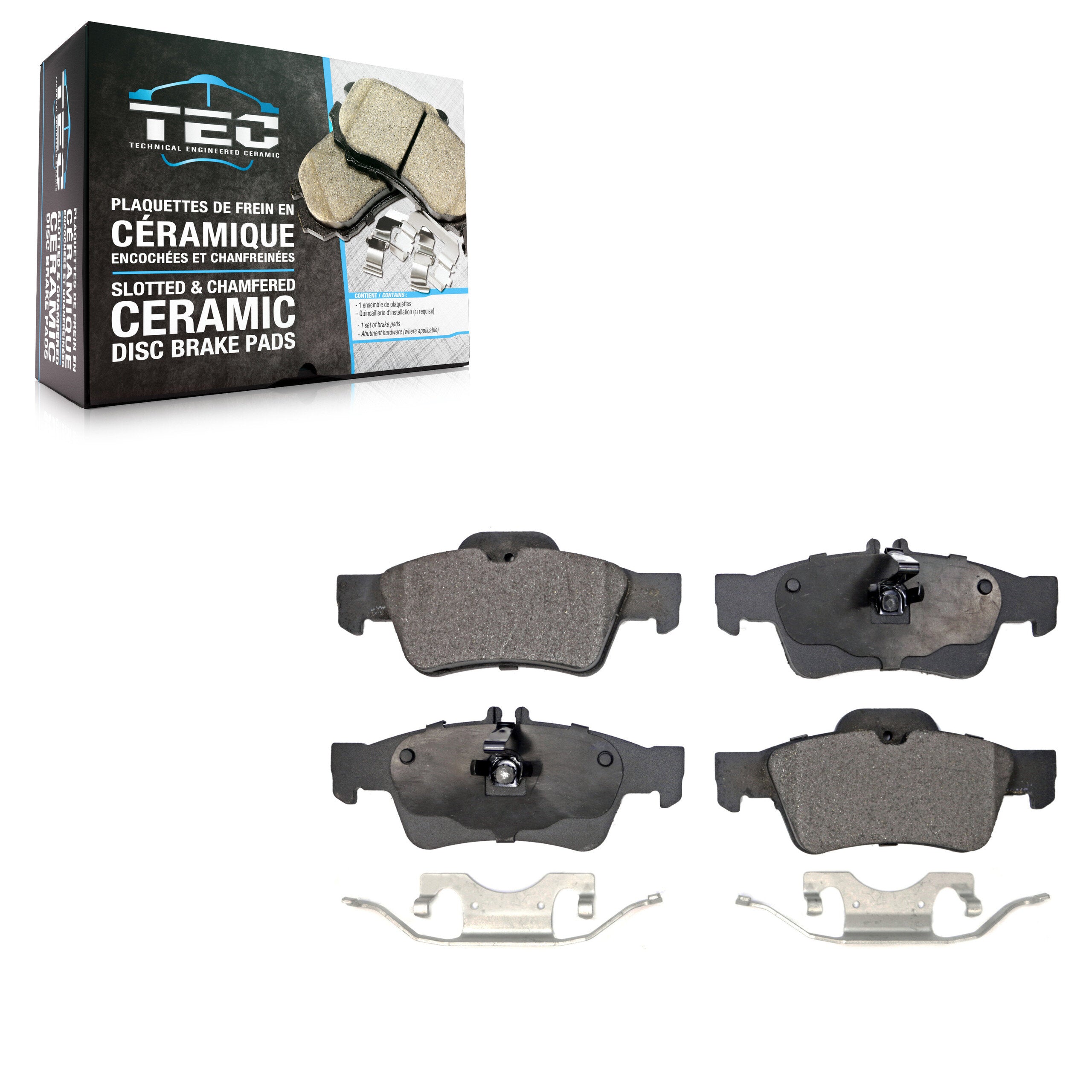 TEC TEC-986 Disc Brake Pad for 2003-2018 Mercedes-Benz E400, Mercedes-Benz CLS400, Mercedes-Benz E350 - Rear