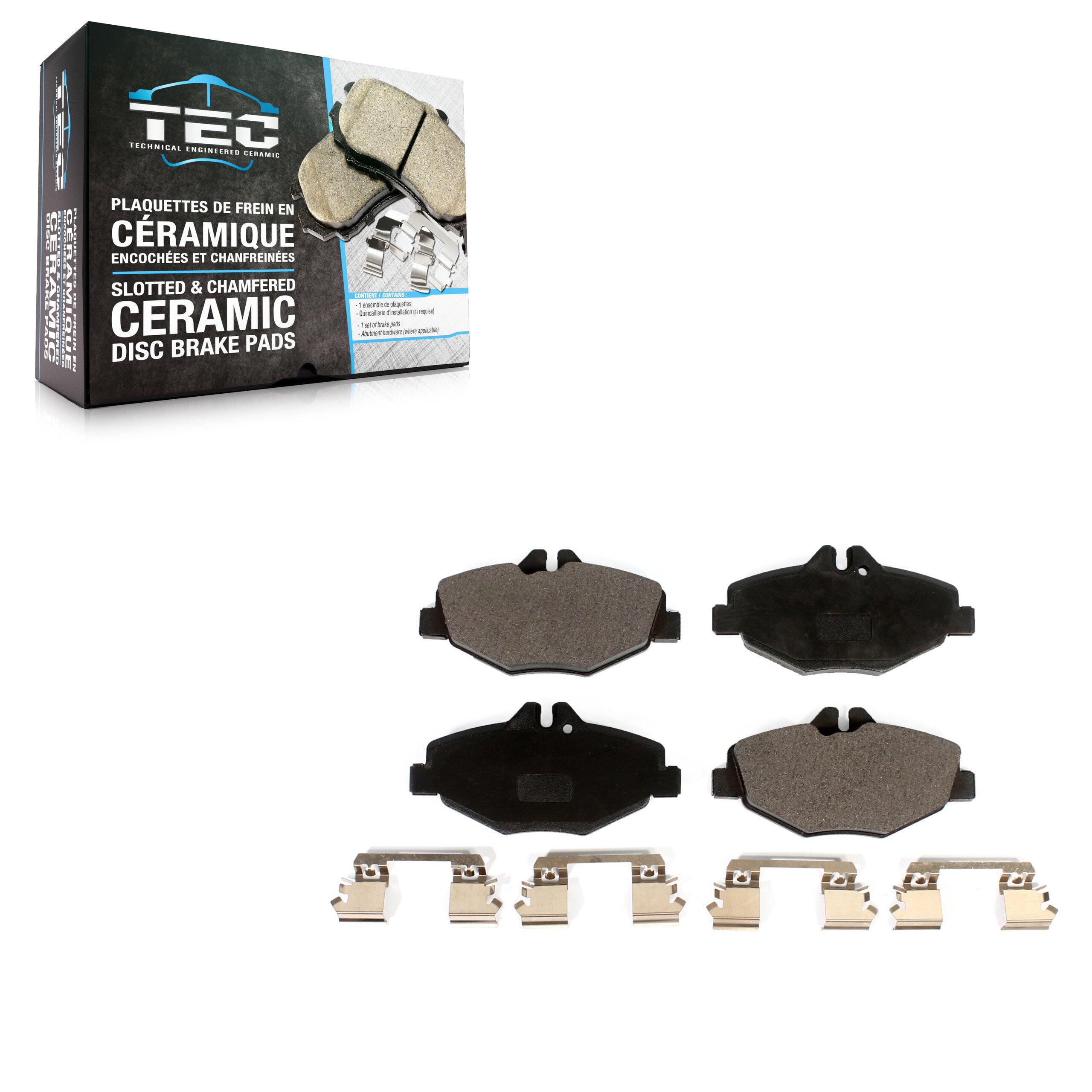 TEC TEC-987 Disc Brake Pad for 2003-2009 Mercedes-Benz E350, Mercedes-Benz E320 - Front