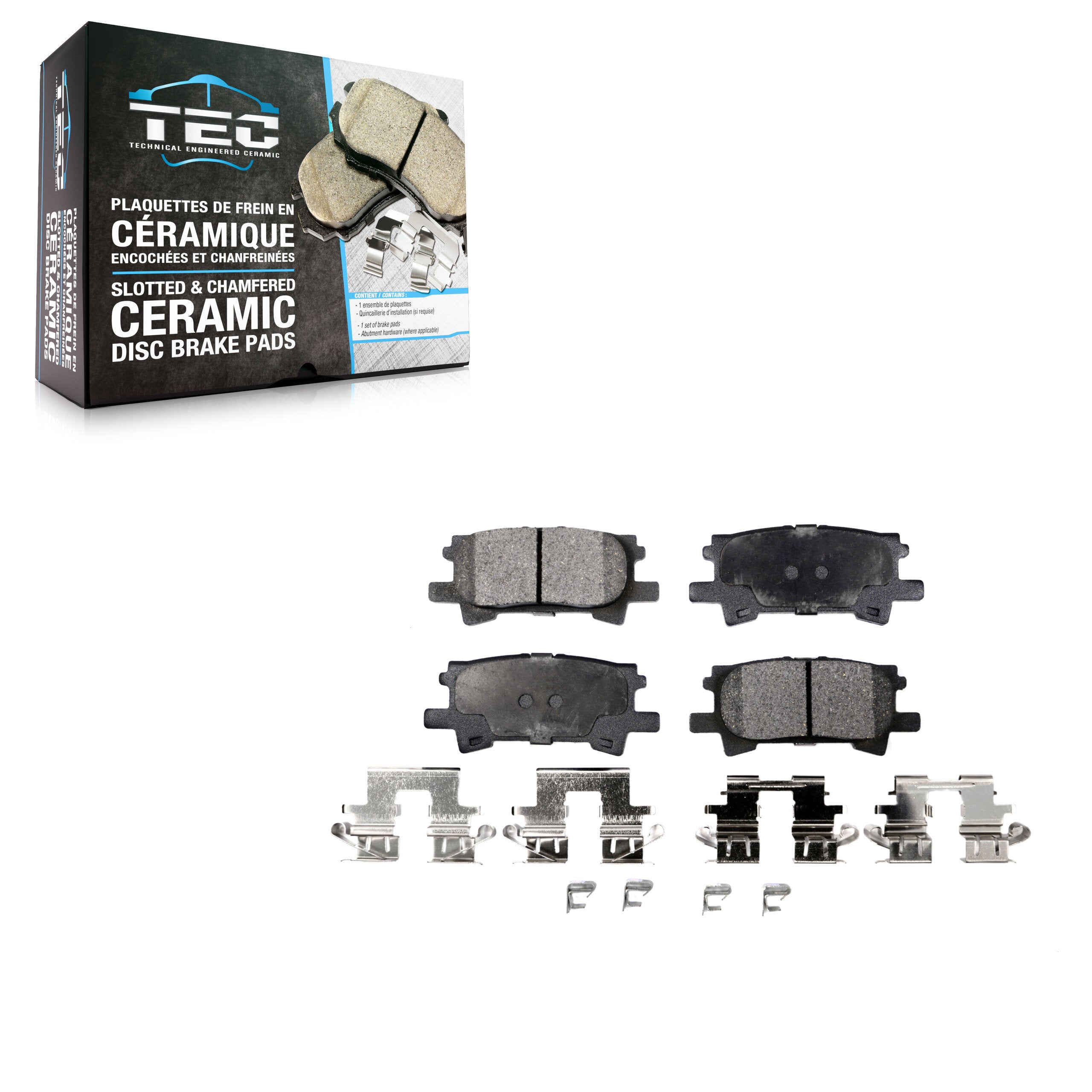 TEC TEC-996 Disc Brake Pad for 2004-2009 Lexus RX350, Lexus RX400h, Lexus RX330 - Rear
