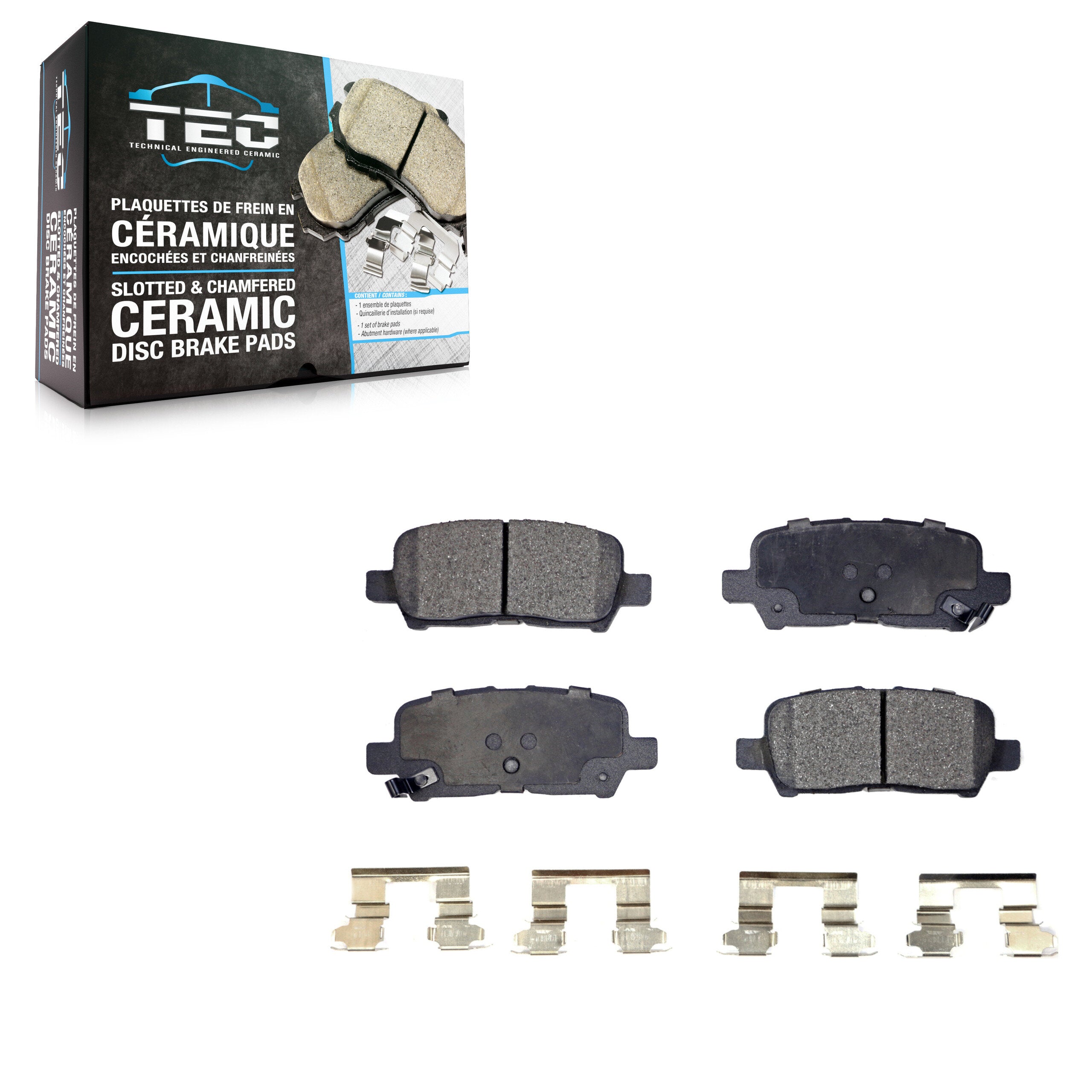 TEC TEC-999 Disc Brake Pad for 2004-2016 Chevrolet Impala Limited, Chevrolet Impala, Buick Allure - Rear