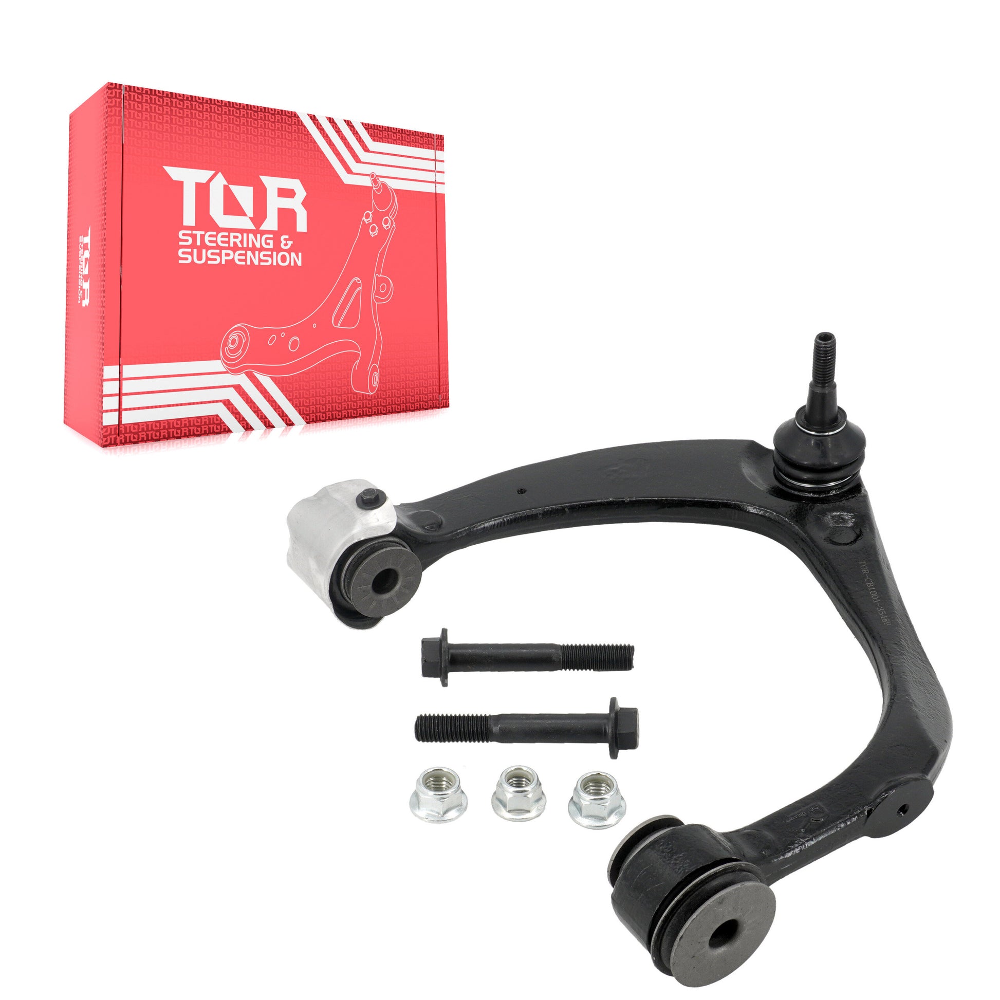 TOR TOR-CB1001 Suspension Control Arm and Ball Joint Assembly for 2019-2025 Chevrolet Silverado 1500 LTD, GMC Sierra 1500 Limited, Cadillac Escalade - Front Right Upper