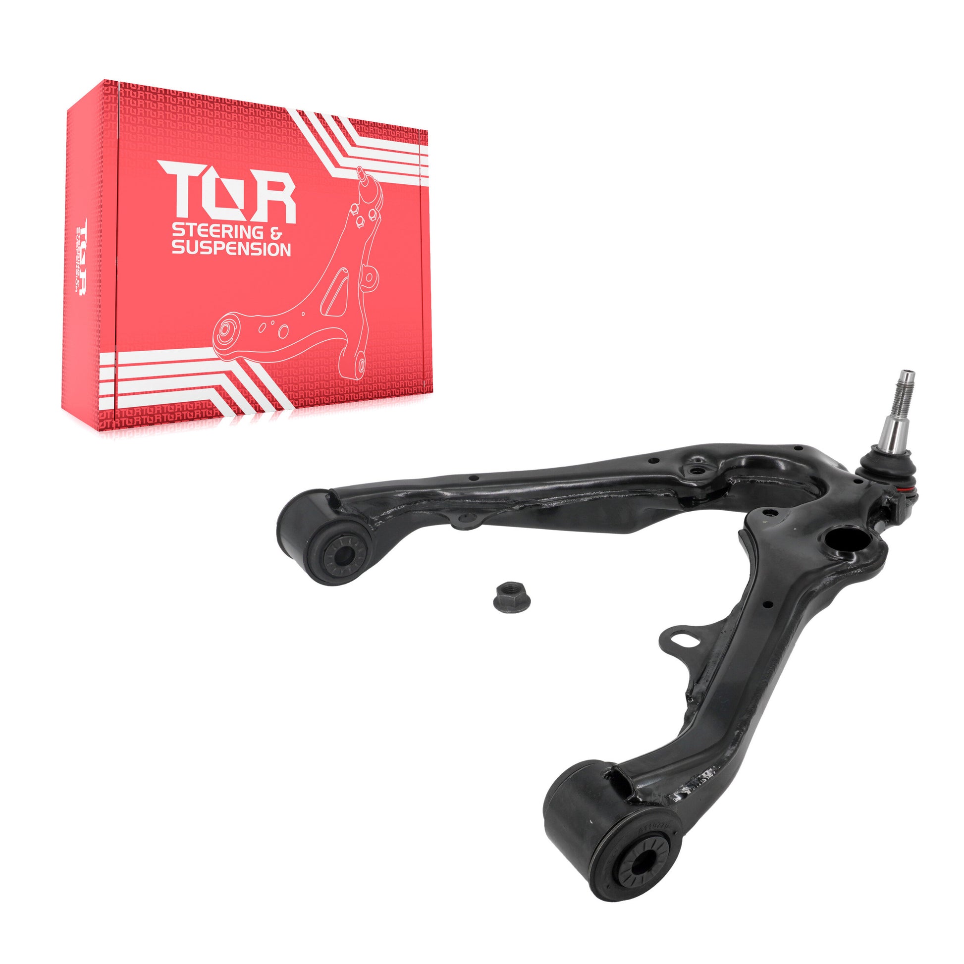 TOR TOR-CB1002 Suspension Control Arm and Ball Joint Assembly for 2019-2025 Chevrolet Silverado 1500 LTD, GMC Sierra 1500 Limited, Cadillac Escalade - Front Left Lower