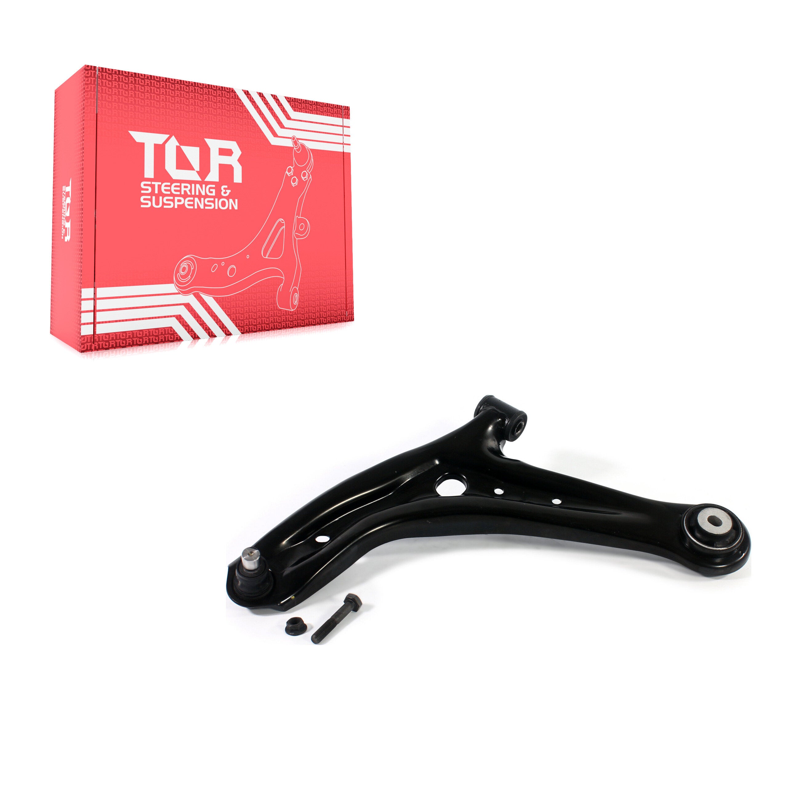 TOR TOR-CB2010 Suspension Control Arm and Ball Joint Assembly for 2011-2019 Ford Fiesta - Front Left Lower
