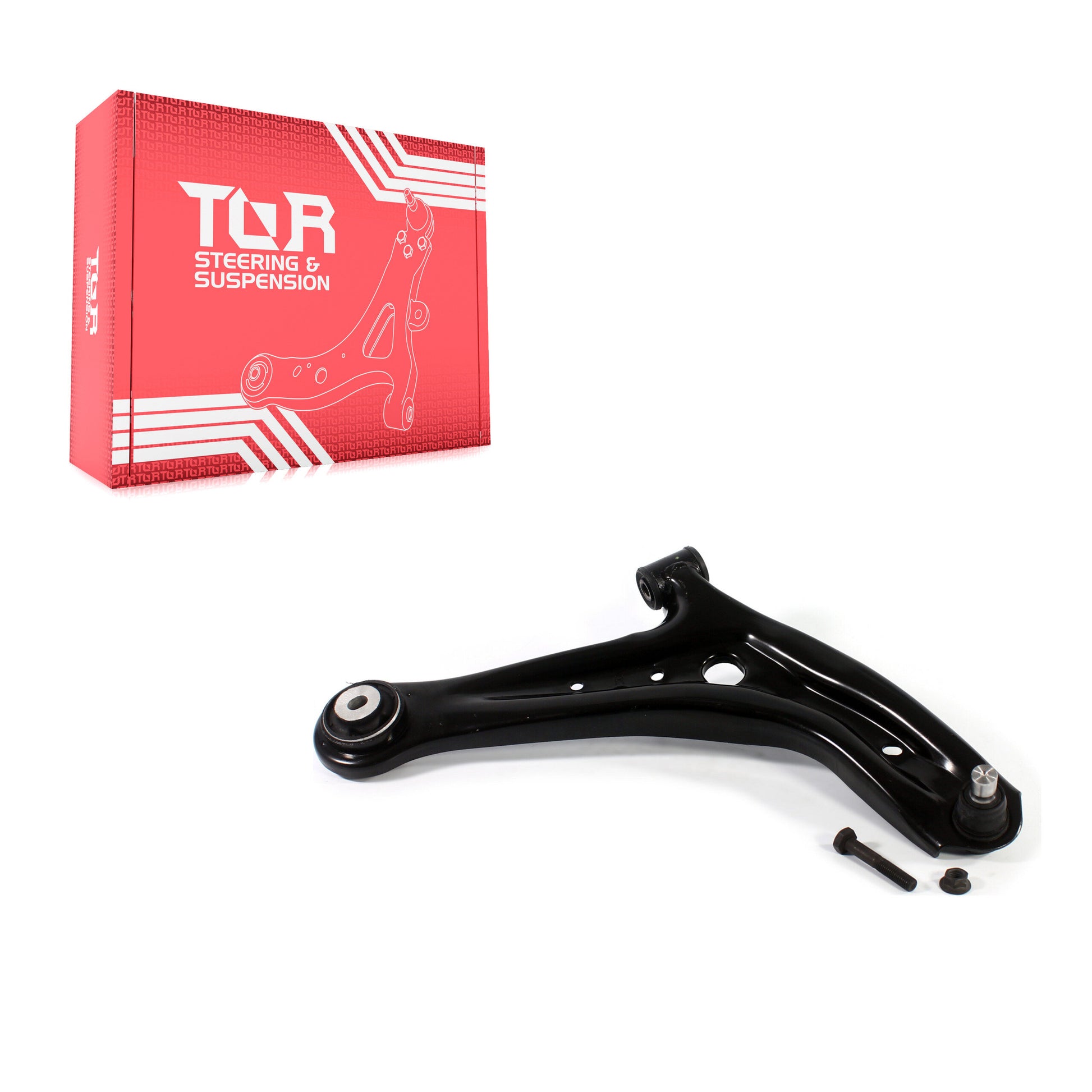 TOR TOR-CB2011 Suspension Control Arm and Ball Joint Assembly for 2011-2019 Ford Fiesta - Front Right Lower