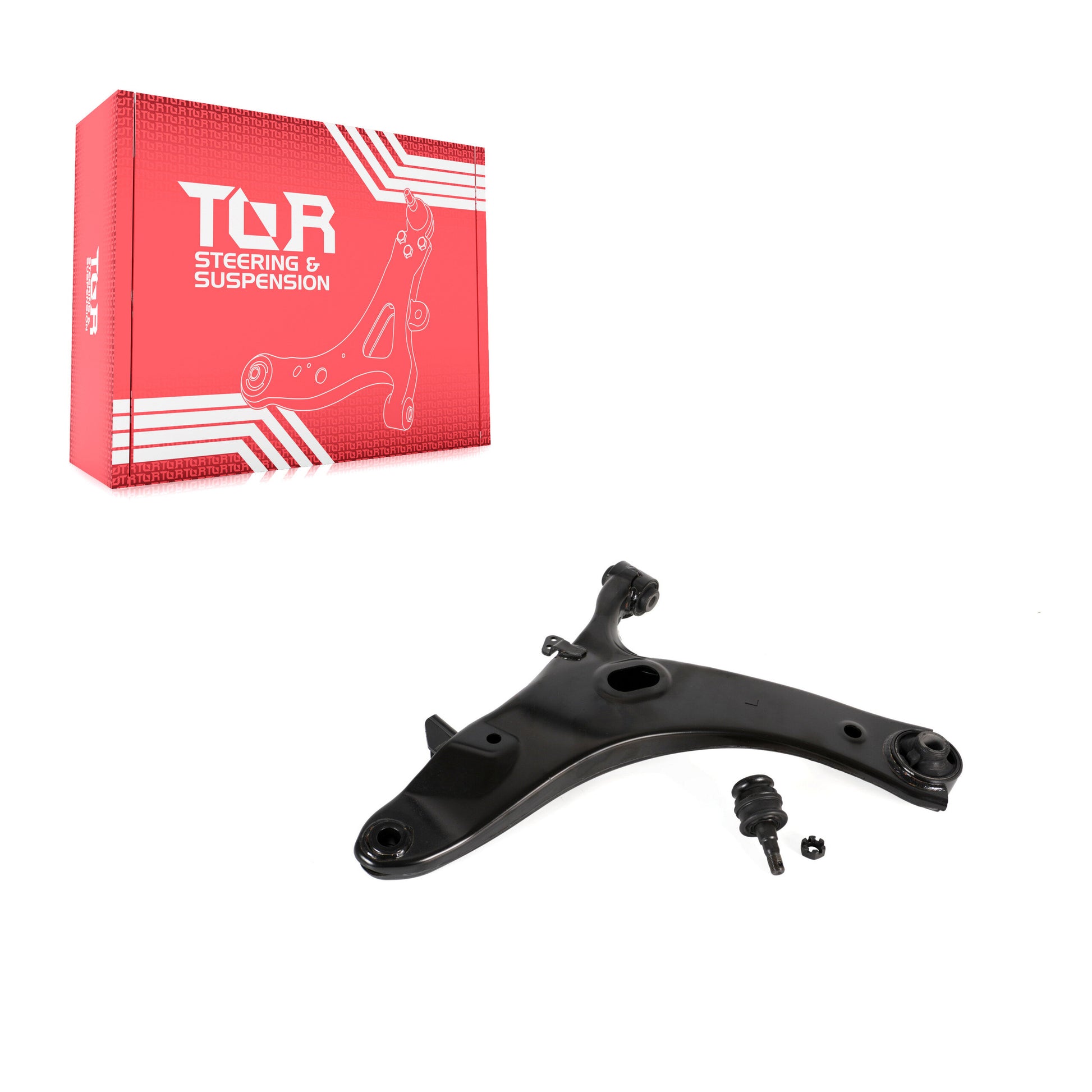 TOR TOR-CB4010 Suspension Control Arm and Ball Joint Assembly for 2009-2014 Subaru WRX, Subaru Impreza, Subaru Forester - Front Left Lower