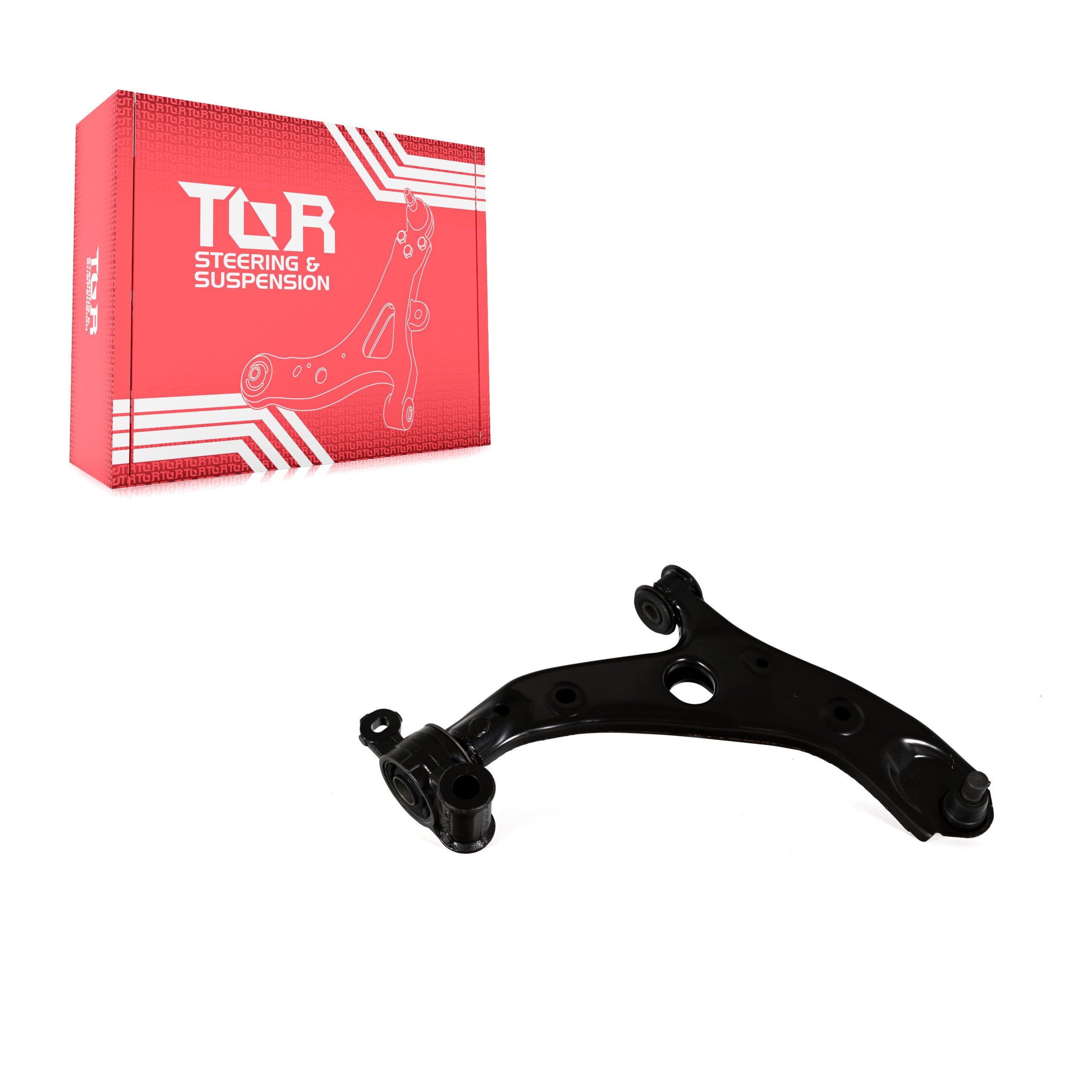 TOR TOR-CB4028 Suspension Control Arm and Ball Joint Assembly for 2014-2018 Mazda 3, Mazda 3 Sport - Front Right Lower