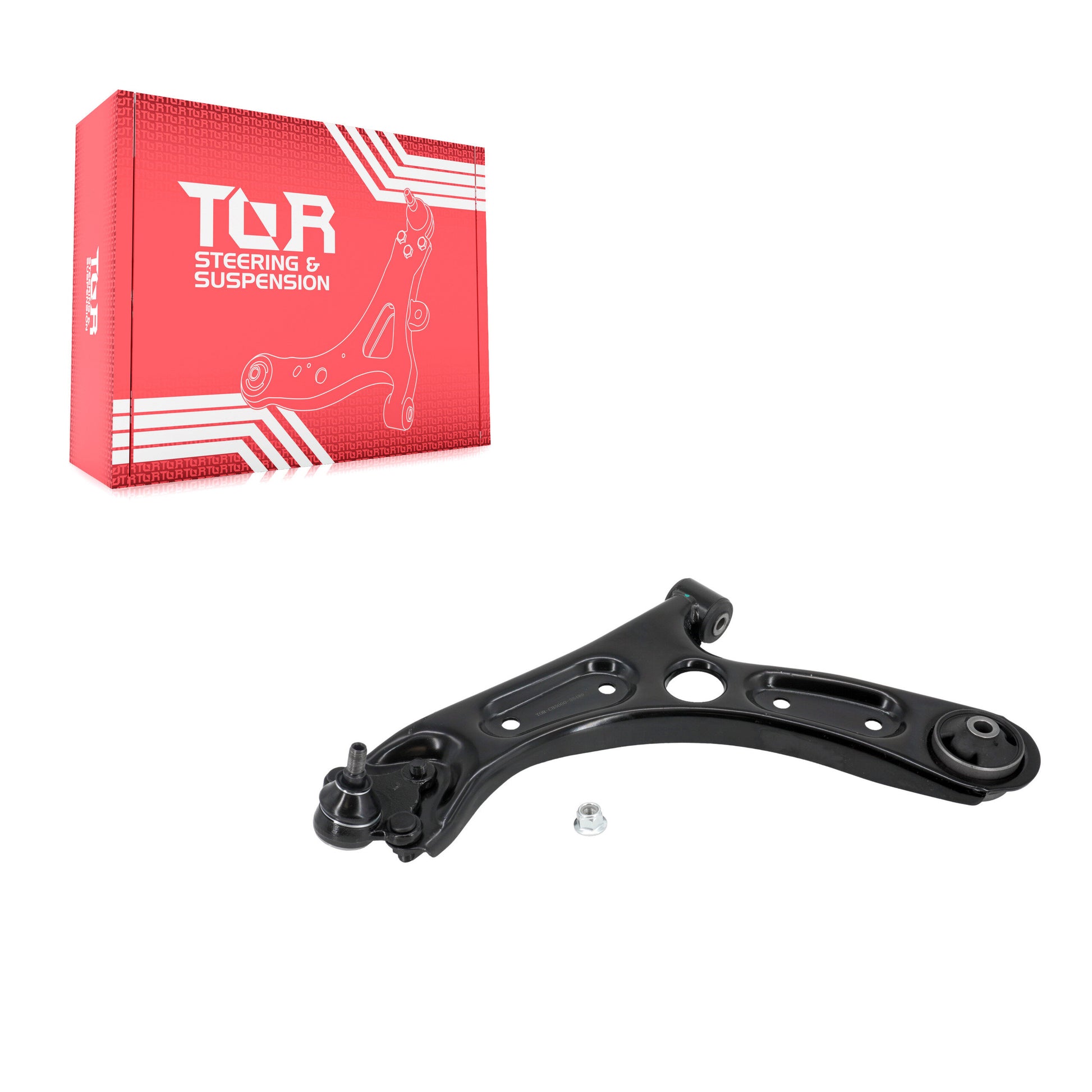 TOR TOR-CB5000 Suspension Control Arm and Ball Joint Assembly for 2017-2024 Kia Forte5, Kia Forte, Hyundai Elantra GT - Front Left Lower