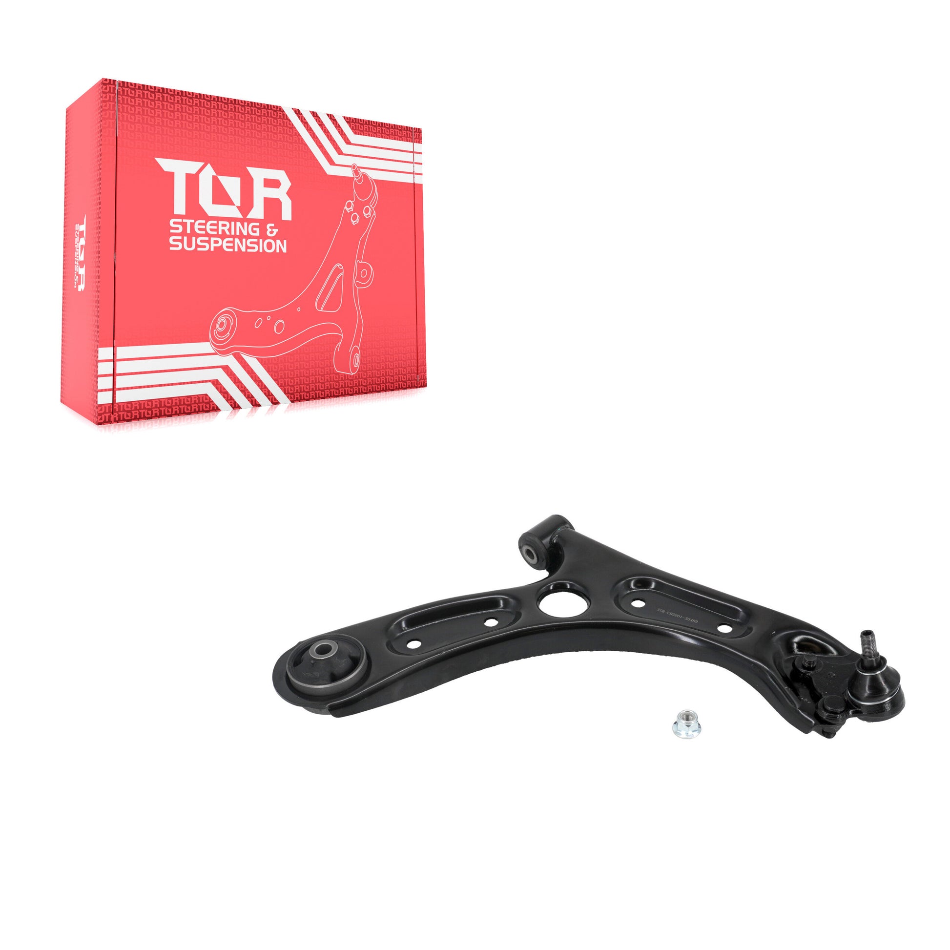 TOR TOR-CB5001 Suspension Control Arm and Ball Joint Assembly for 2017-2024 Kia Forte5, Kia Forte, Hyundai Elantra GT - Front Right Lower
