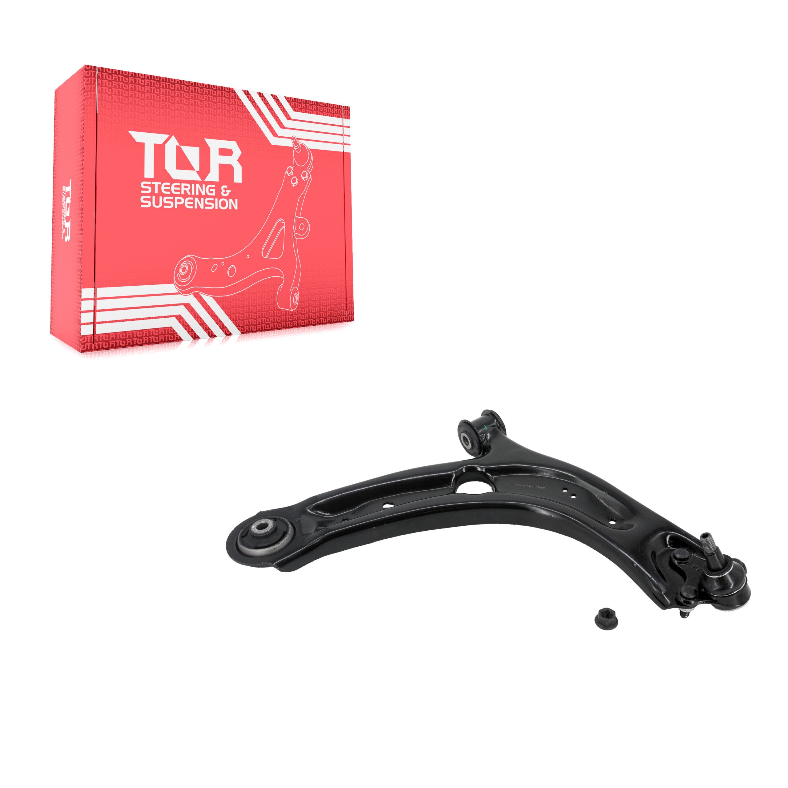 TOR TOR-CB7501 Suspension Control Arm and Ball Joint Assembly for 2018-2025 Volkswagen Taos, Audi Q3, Volkswagen Arteon - Front Right Lower