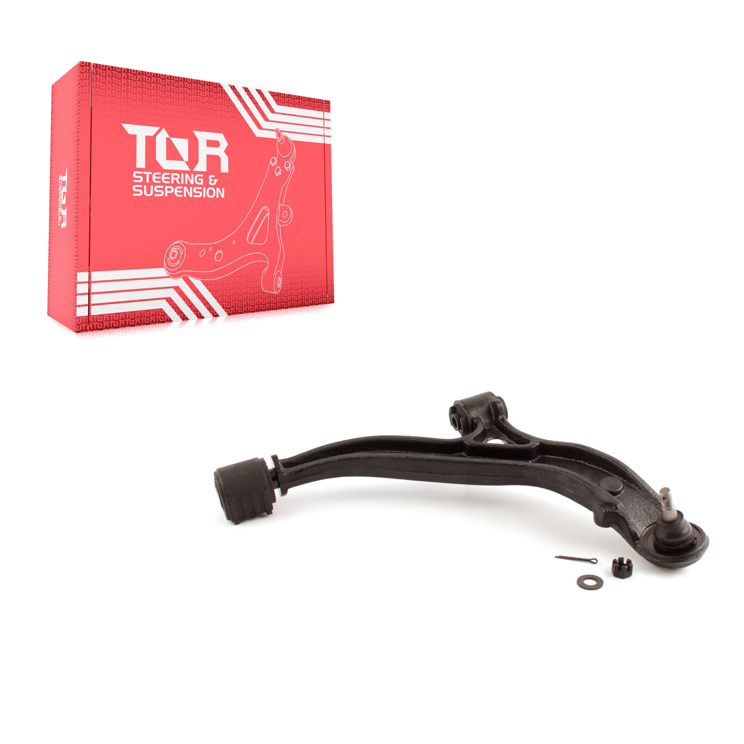 TOR TOR-CK620170 Suspension Control Arm and Ball Joint Assembly for 2001-2007 Chrysler Town & Country, Chrysler Voyager, Dodge Caravan - Front Right Lower
