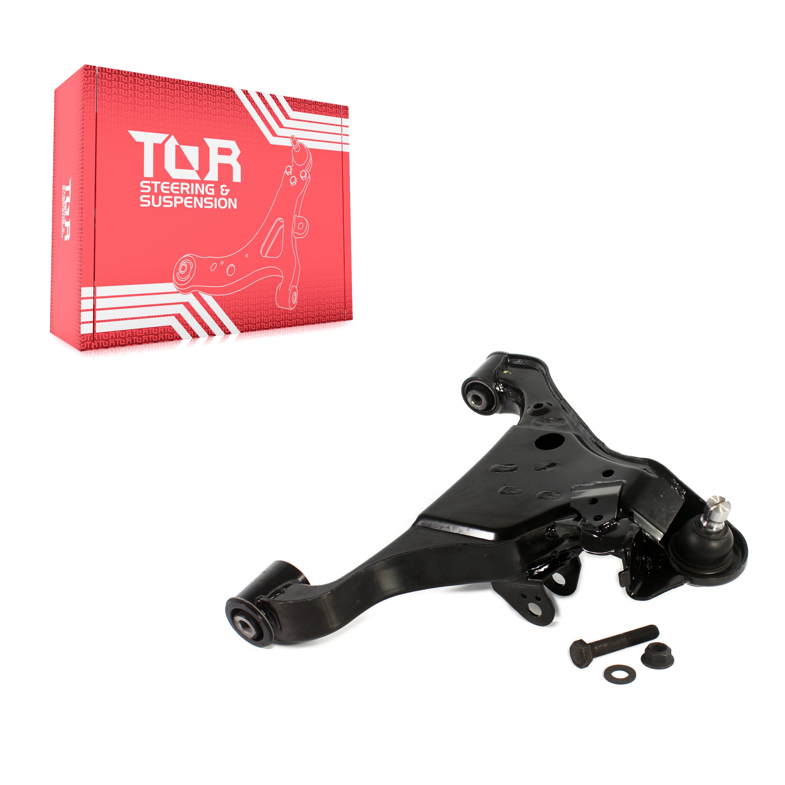 TOR TOR-CK620371 Suspension Control Arm and Ball Joint Assembly for 2005-2025 Suzuki Equator, Nissan Frontier, Nissan Pathfinder - Front Right Lower