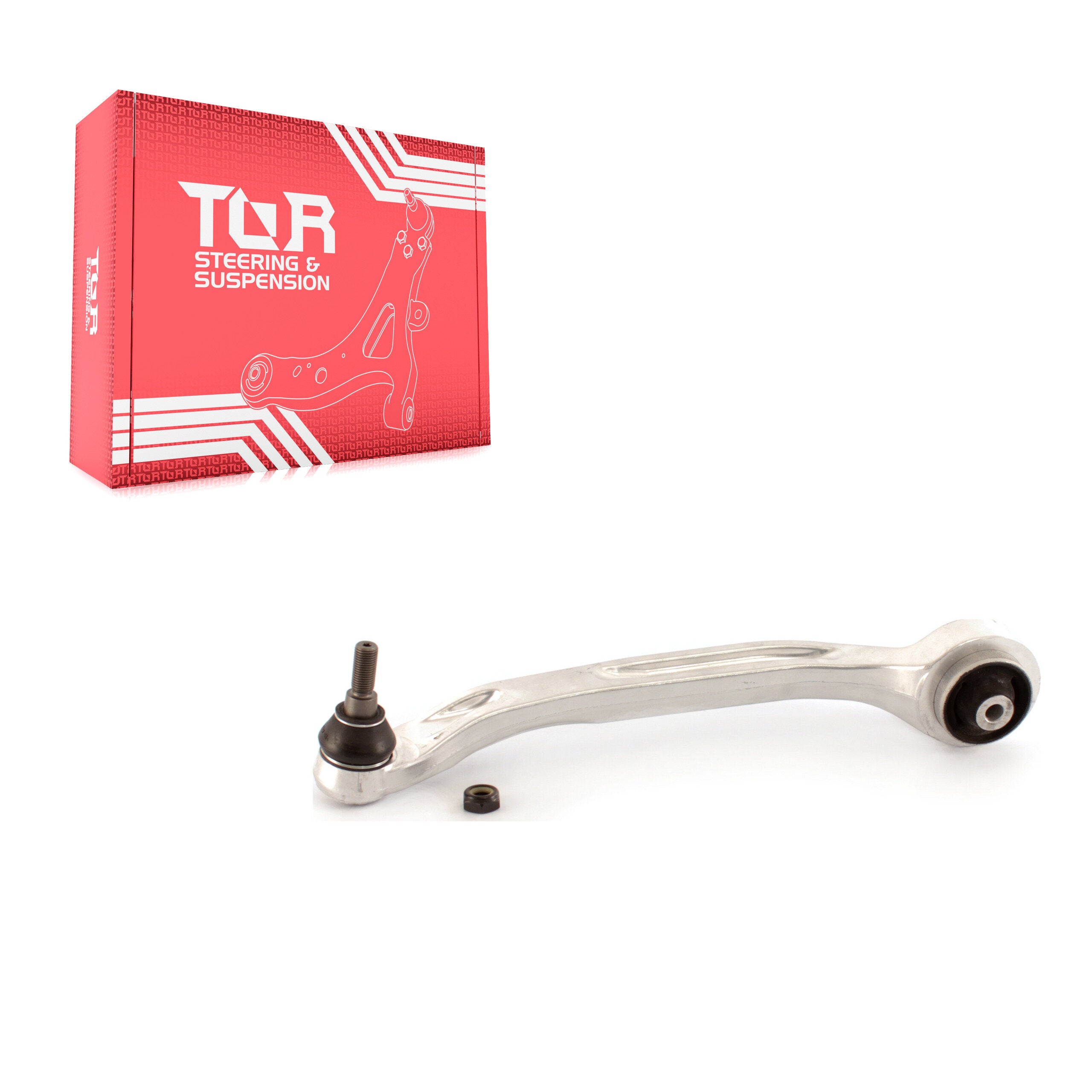 TOR TOR-CK620450 Suspension Control Arm and Ball Joint Assembly for 2005-2011 Audi S6, Audi A6, Audi A6 Quattro - Front Left Lower Rearward