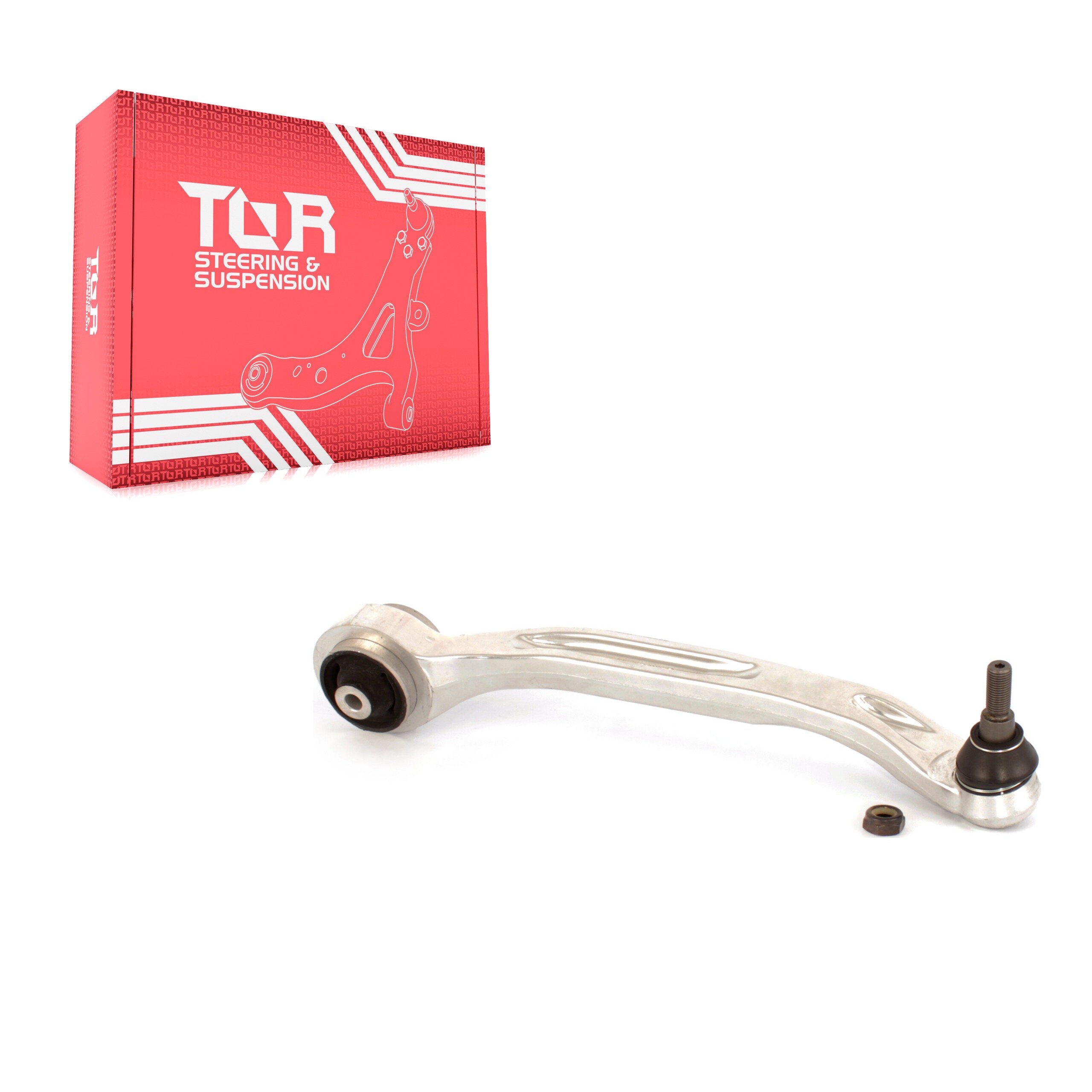 TOR TOR-CK620451 Suspension Control Arm and Ball Joint Assembly for 2005-2011 Audi S6, Audi A6, Audi A6 Quattro - Front Right Lower Rearward