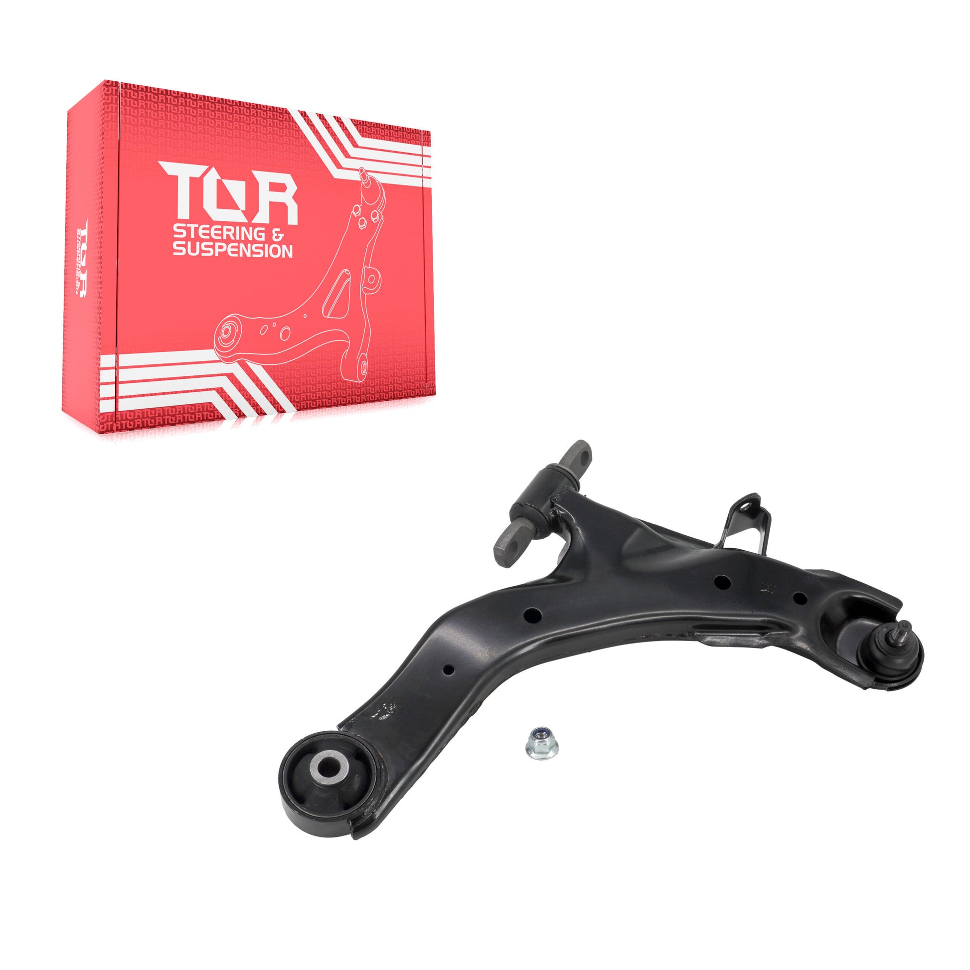 TOR TOR-CK620519 Suspension Control Arm and Ball Joint Assembly for 2003-2009 Kia Spectra5, Kia Spectra, Hyundai Tiburon - Front Right Lower
