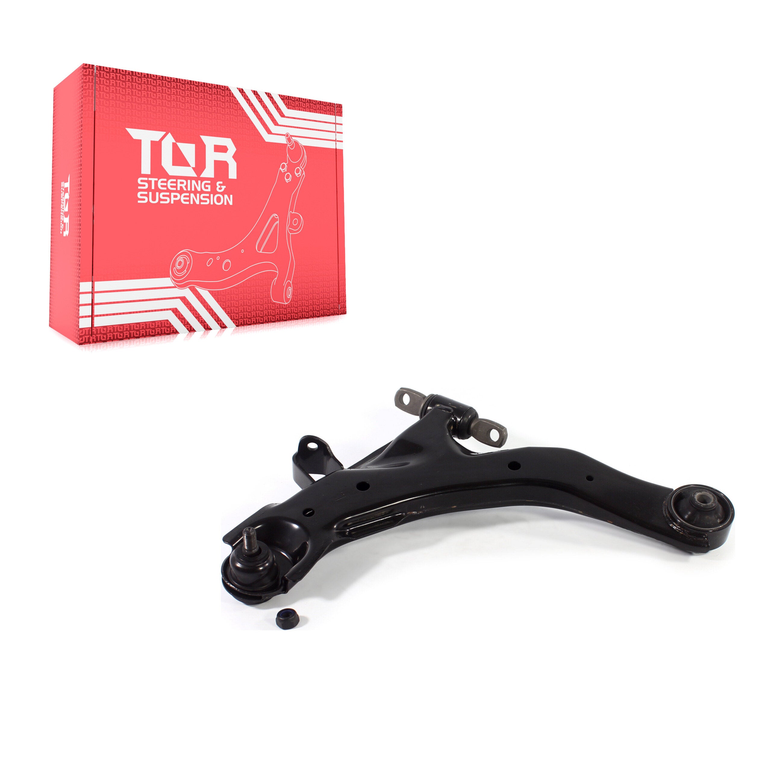 TOR TOR-CK620520 Suspension Control Arm and Ball Joint Assembly for 2003-2009 Kia Spectra5, Kia Spectra, Hyundai Tiburon - Front Left Lower