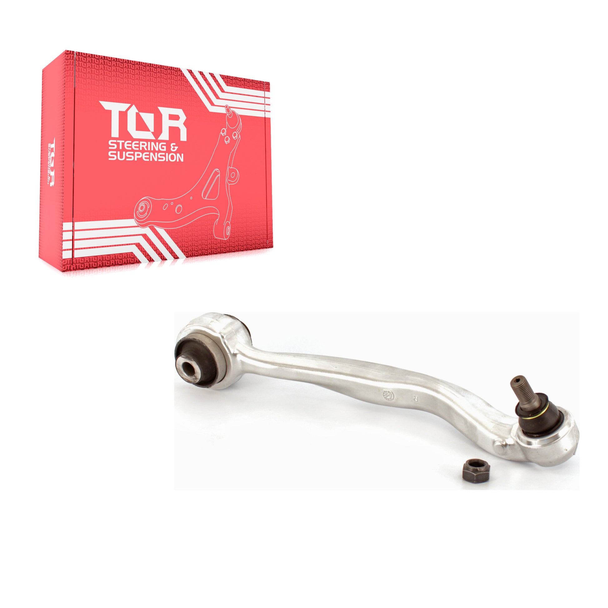 TOR TOR-CK620980 Suspension Control Arm and Ball Joint Assembly for 2008-2020 Mercedes-Benz E550, Mercedes-Benz SLC300, Mercedes-Benz SLK300 - Front Right Lower Rearward