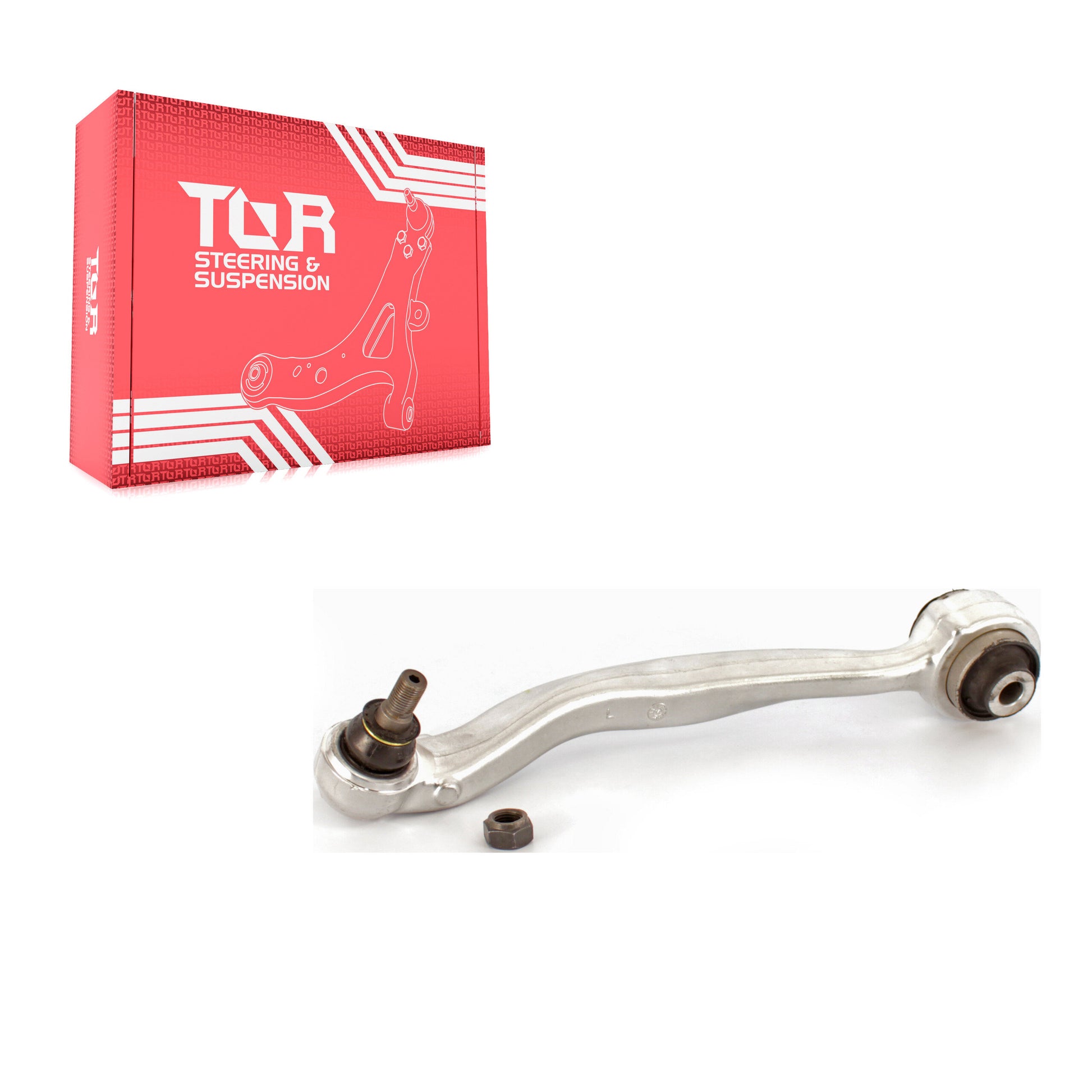 TOR TOR-CK620981 Suspension Control Arm and Ball Joint Assembly for 2008-2020 Mercedes-Benz E550, Mercedes-Benz SLC300, Mercedes-Benz SLK300 - Front Left Lower Rearward