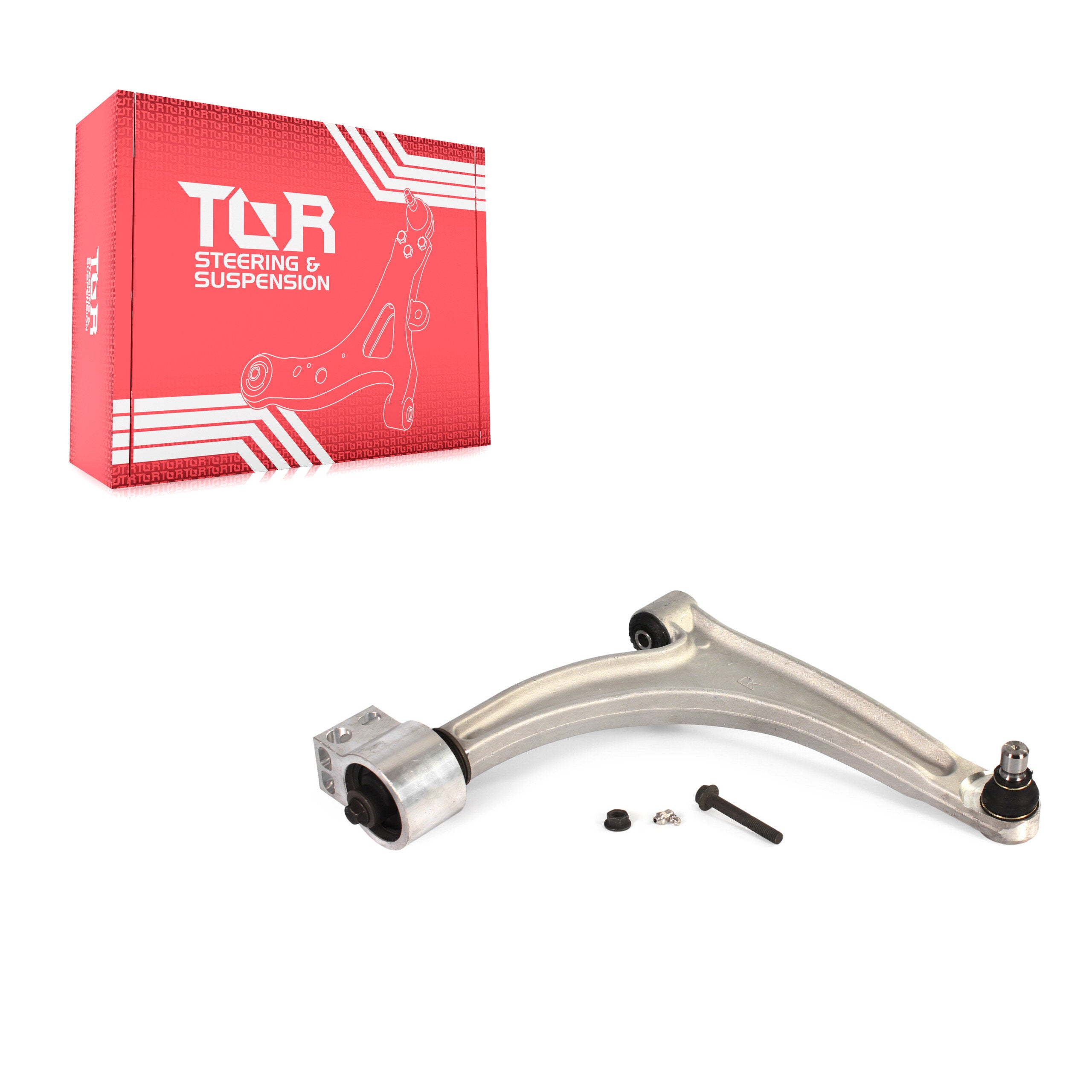 TOR TOR-CK621200 Suspension Control Arm and Ball Joint Assembly for 2004-2012 Saturn Aura, Pontiac G6, Chevrolet Malibu - Front Right Lower