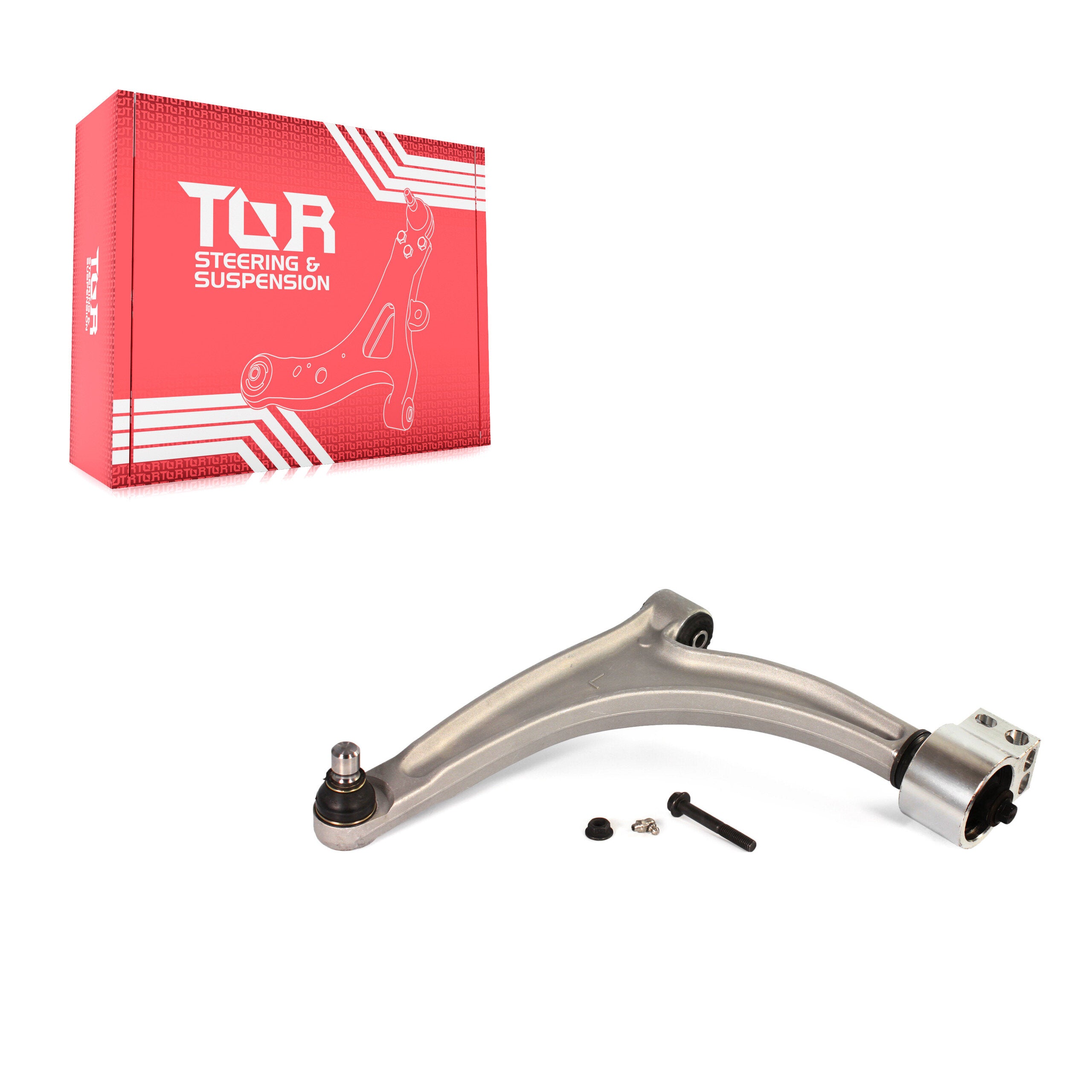 TOR TOR-CK621201 Suspension Control Arm and Ball Joint Assembly for 2004-2012 Saturn Aura, Pontiac G6, Chevrolet Malibu - Front Left Lower