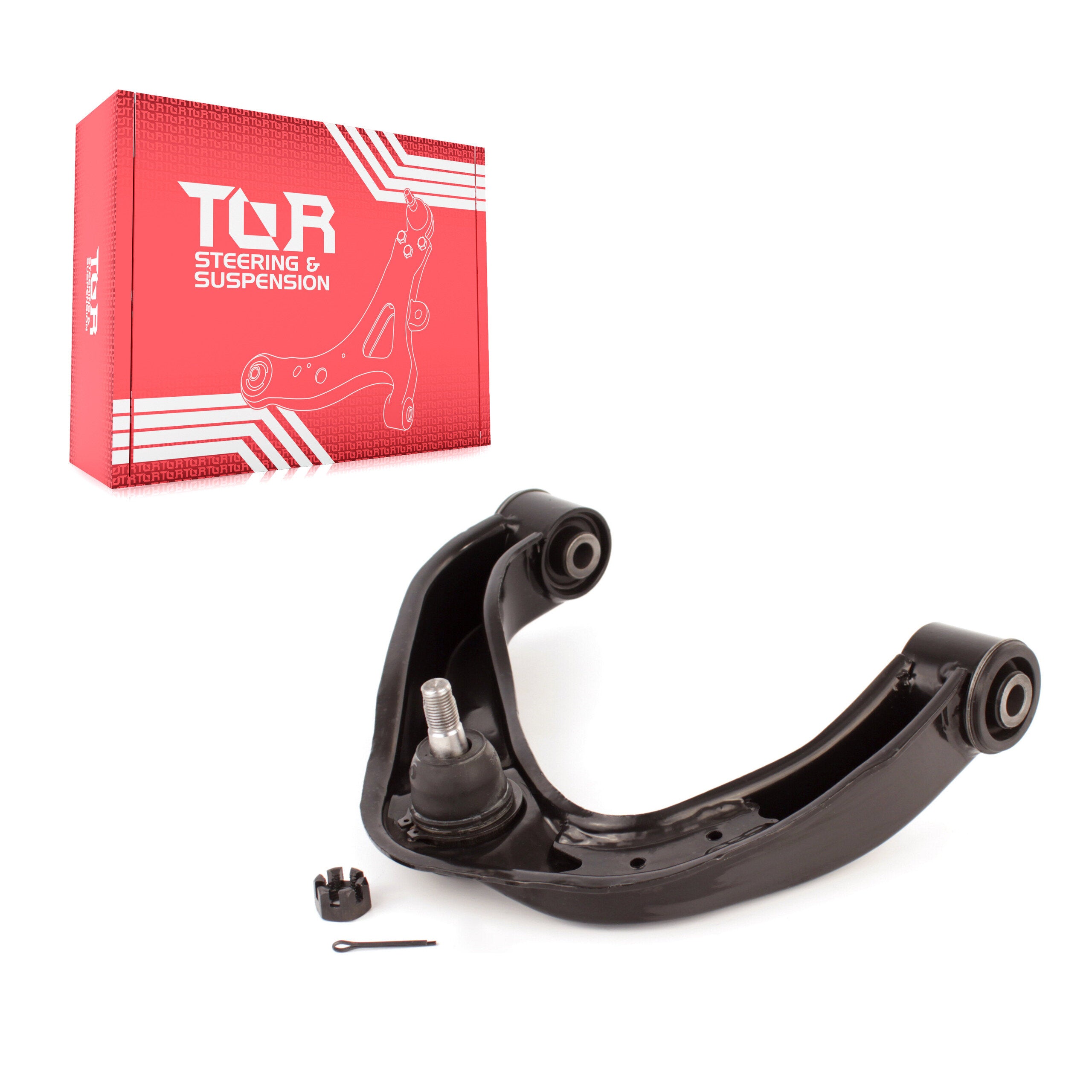 TOR TOR-CK621245 Suspension Control Arm and Ball Joint Assembly for 2005-2025 Suzuki Equator, Nissan Frontier, Nissan Pathfinder - Front Left Upper