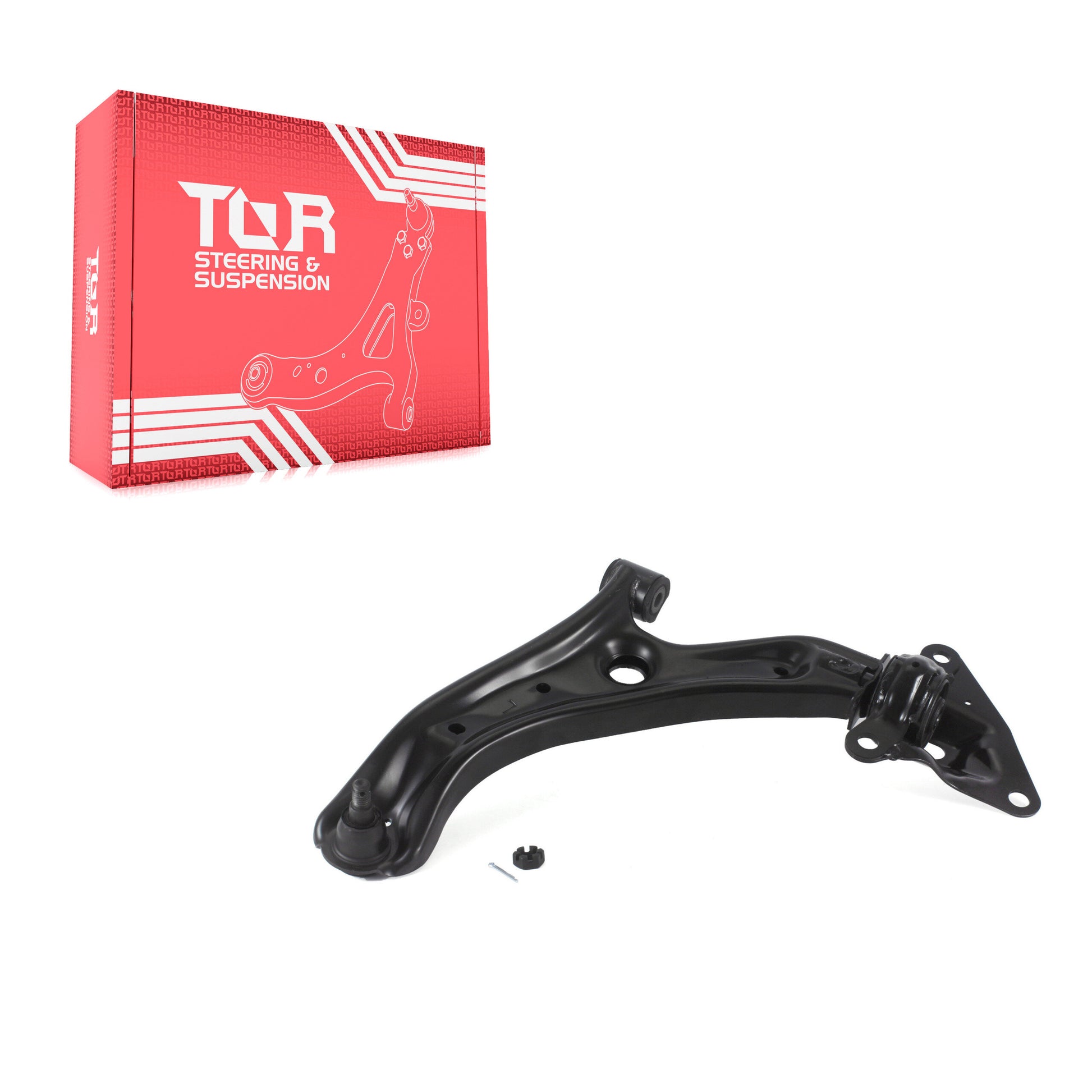 TOR TOR-CK621552 Suspension Control Arm and Ball Joint Assembly for 2009-2014 Honda Insight, Honda Fit - Front Left Lower