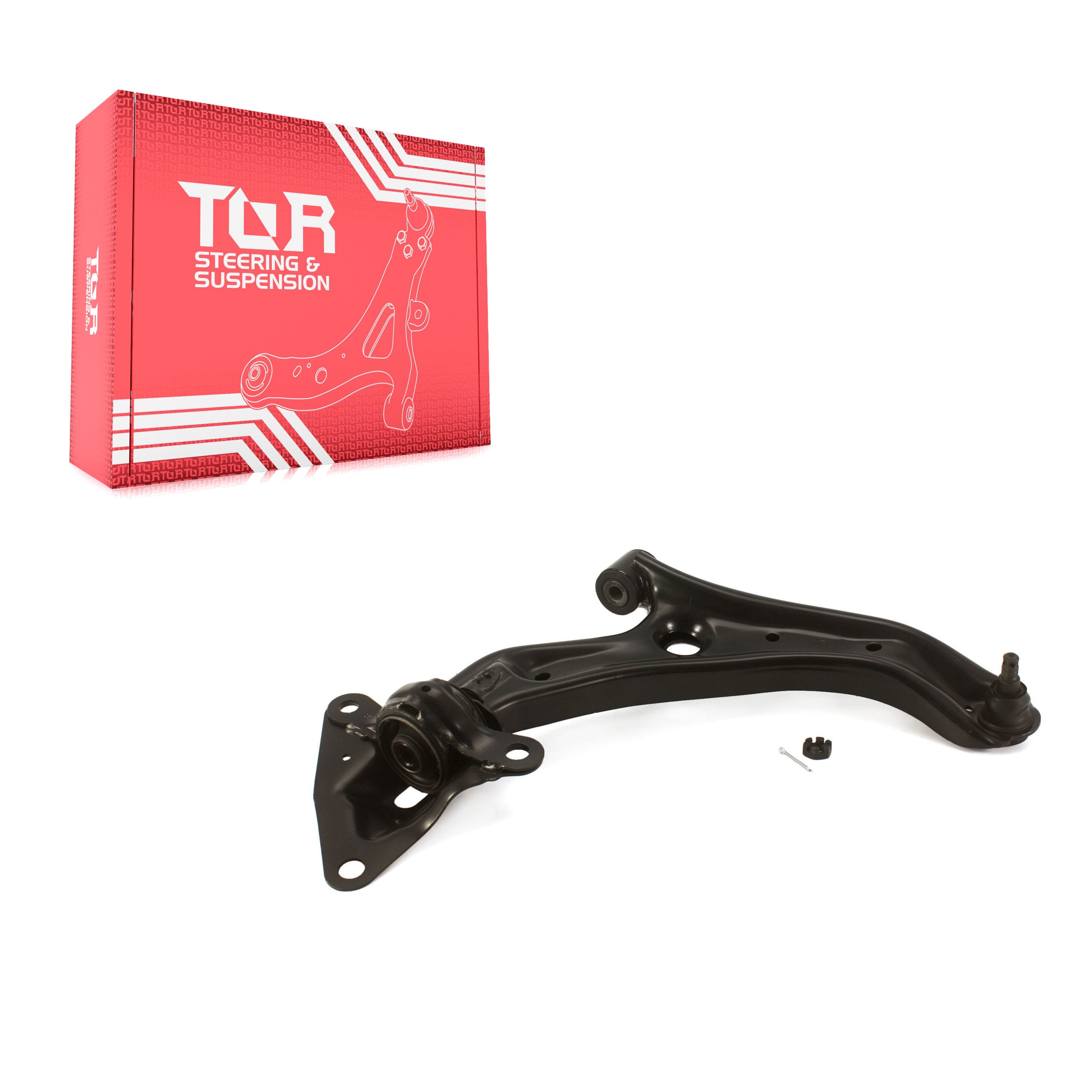 TOR TOR-CK621553 Suspension Control Arm and Ball Joint Assembly for 2009-2014 Honda Insight, Honda Fit - Front Right Lower