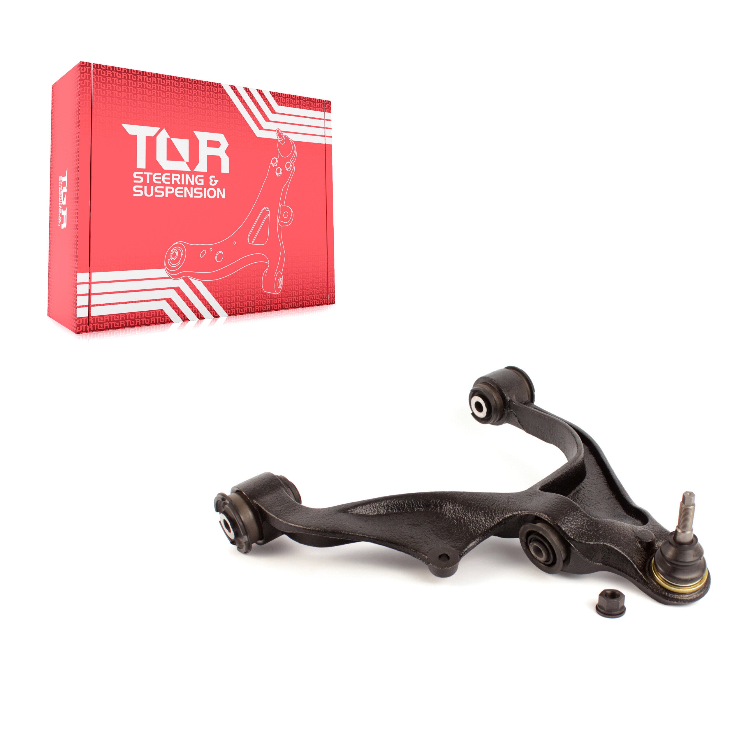 TOR TOR-CK621602 Suspension Control Arm and Ball Joint Assembly for 2006-2024 Ram 1500 Classic, Ram 1500, Dodge Ram 1500 - Front Right Lower