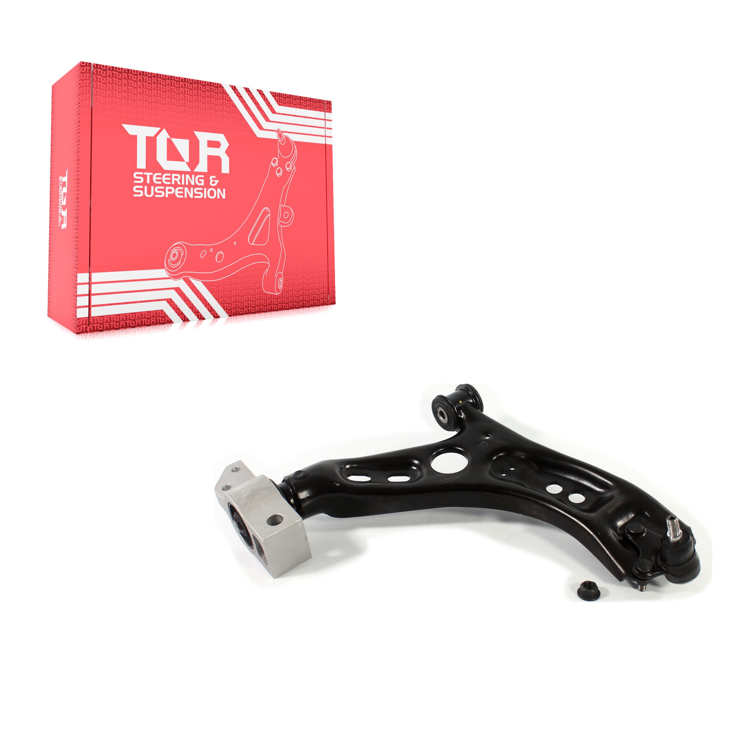 TOR TOR-CK622855 Suspension Control Arm and Ball Joint Assembly for 2010-2018 Volkswagen Tiguan Limited, Volkswagen CC, Volkswagen Tiguan - Front Right Lower