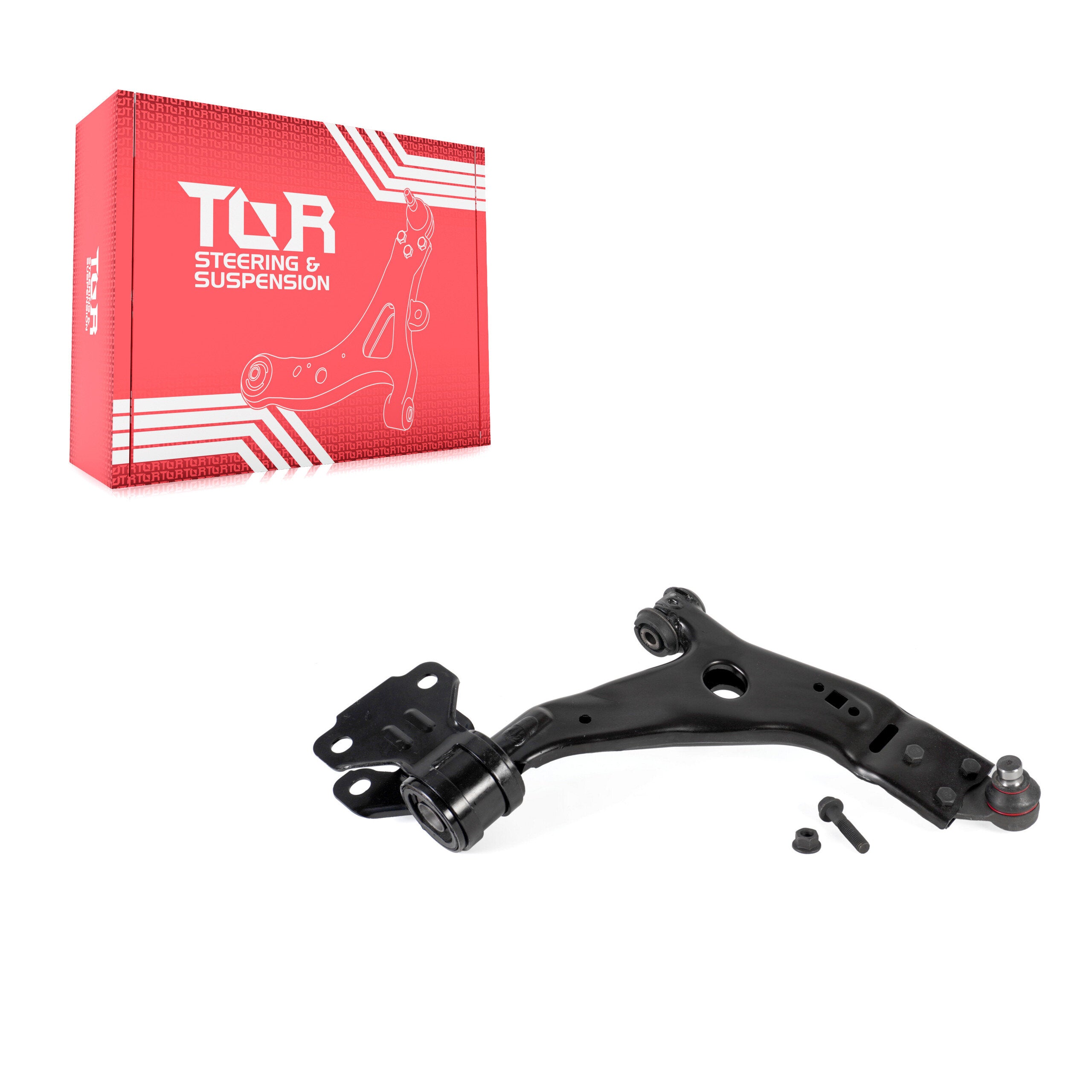 TOR TOR-CK622906 Suspension Control Arm and Ball Joint Assembly for 2012-2023 Ford Transit Connect, Ford Focus - Front Right Lower